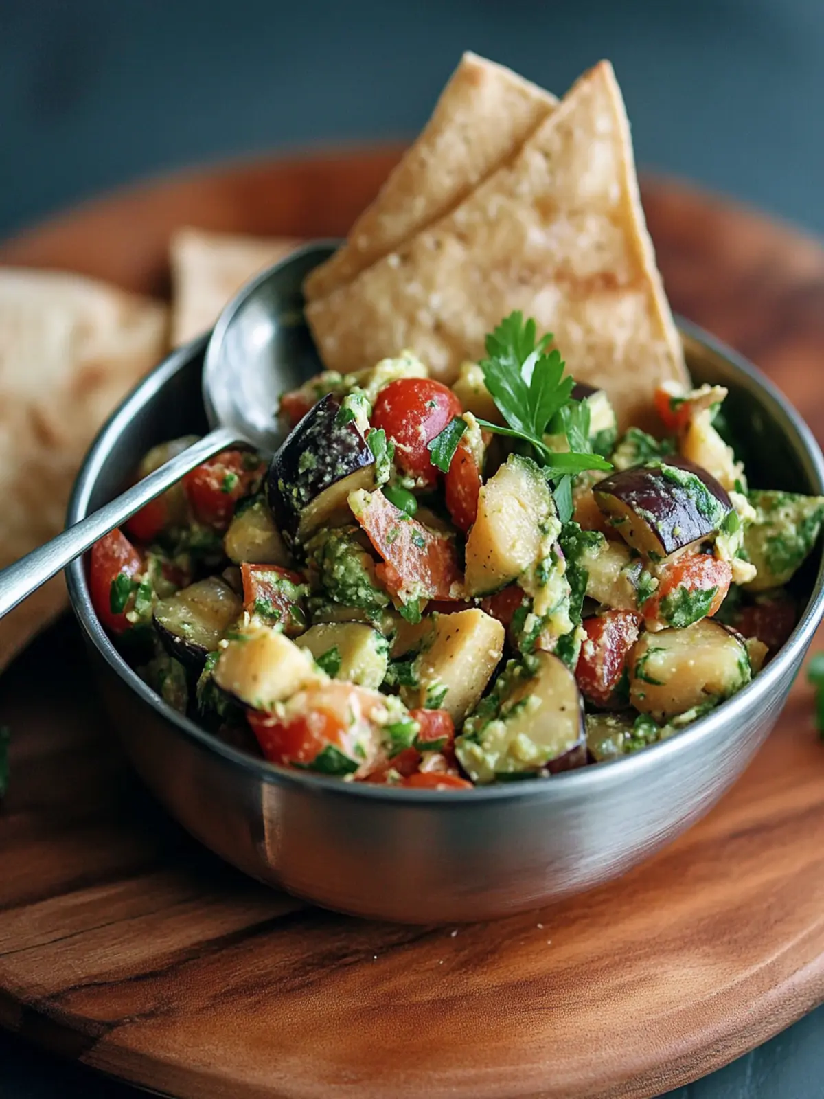 Zesty Sephardic Eggplant Salad Perfect for Any Gathering 3 Sephardic Eggplant Salad