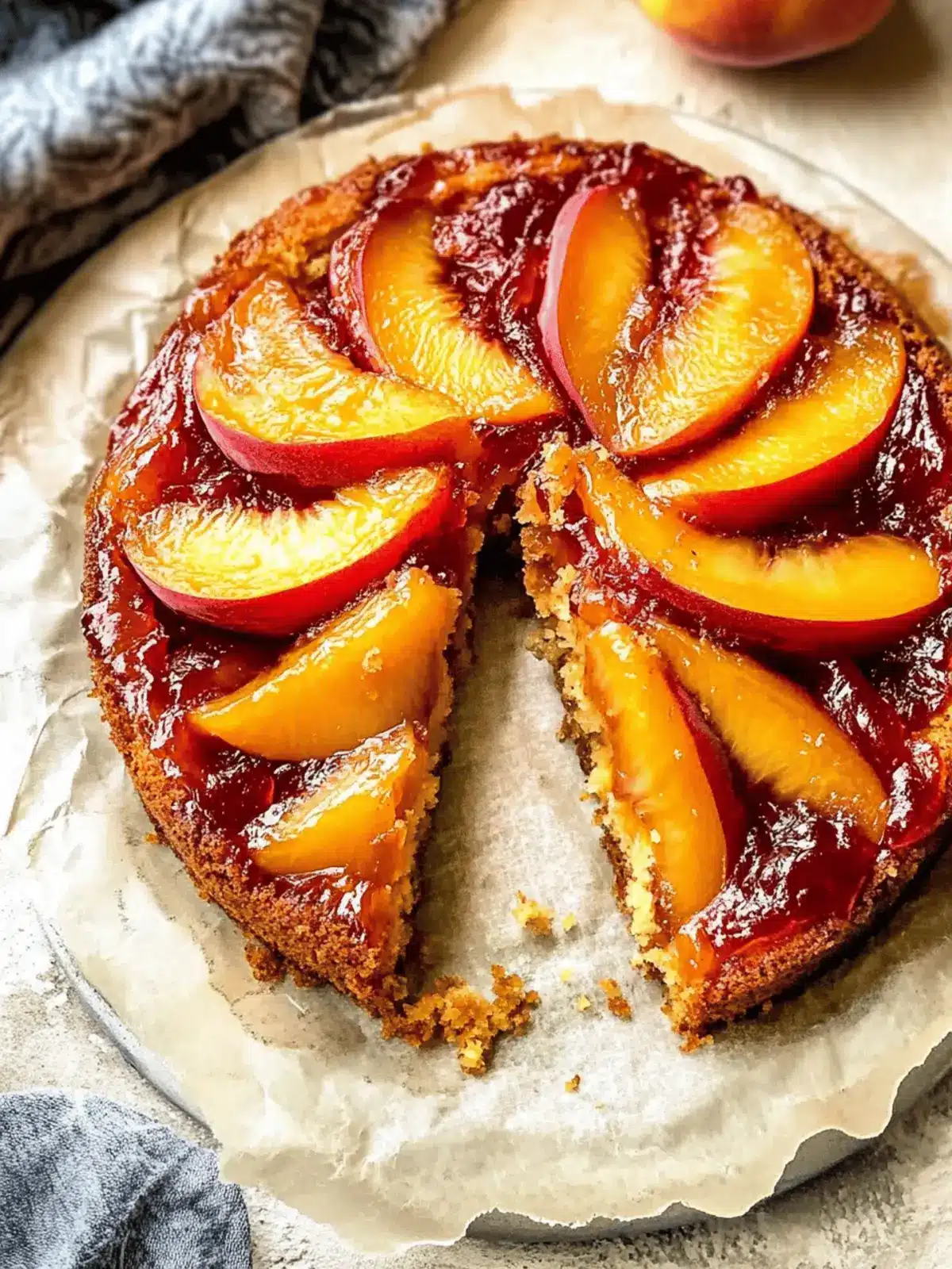 Bourbon Peach Upside Down Cake: A Sweet Summer Escape 3 Bourbon Peach Upside Down Cake: A Sweet Summer Escape