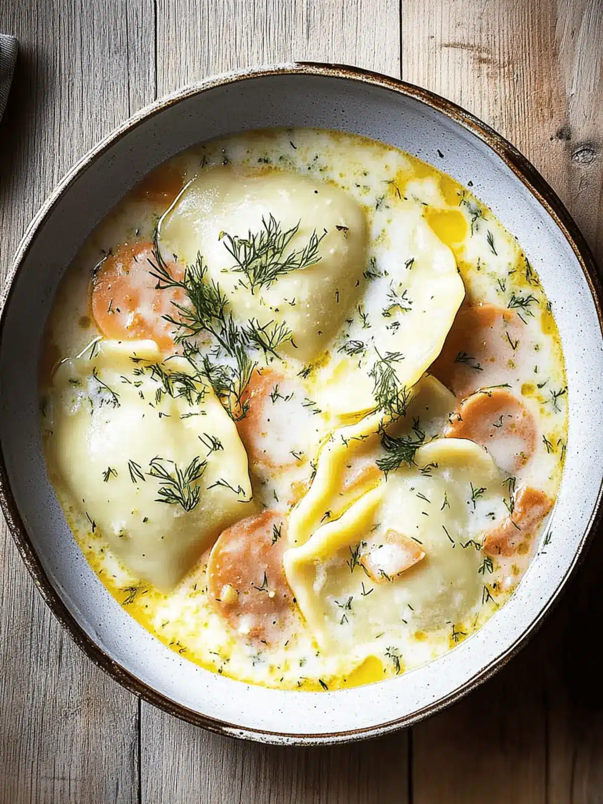 Comforting Pierogi Dill Soup: Ready in Just 30 Minutes! 2 Pierogi Dill Soup