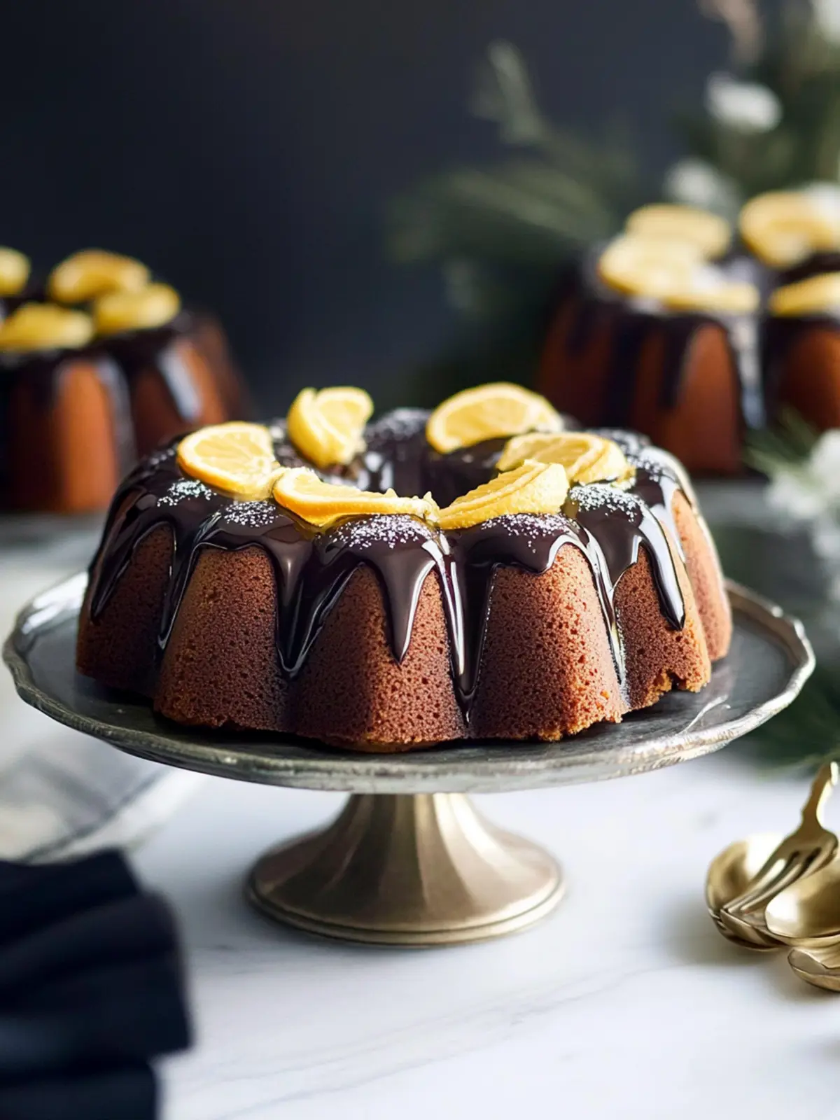 Zo « s Orange Poppyseed Bundt Cakes with Irresistible Ganache 2 Zo « s Orange Poppyseed Bundt Cakes with Chocolate Ganache