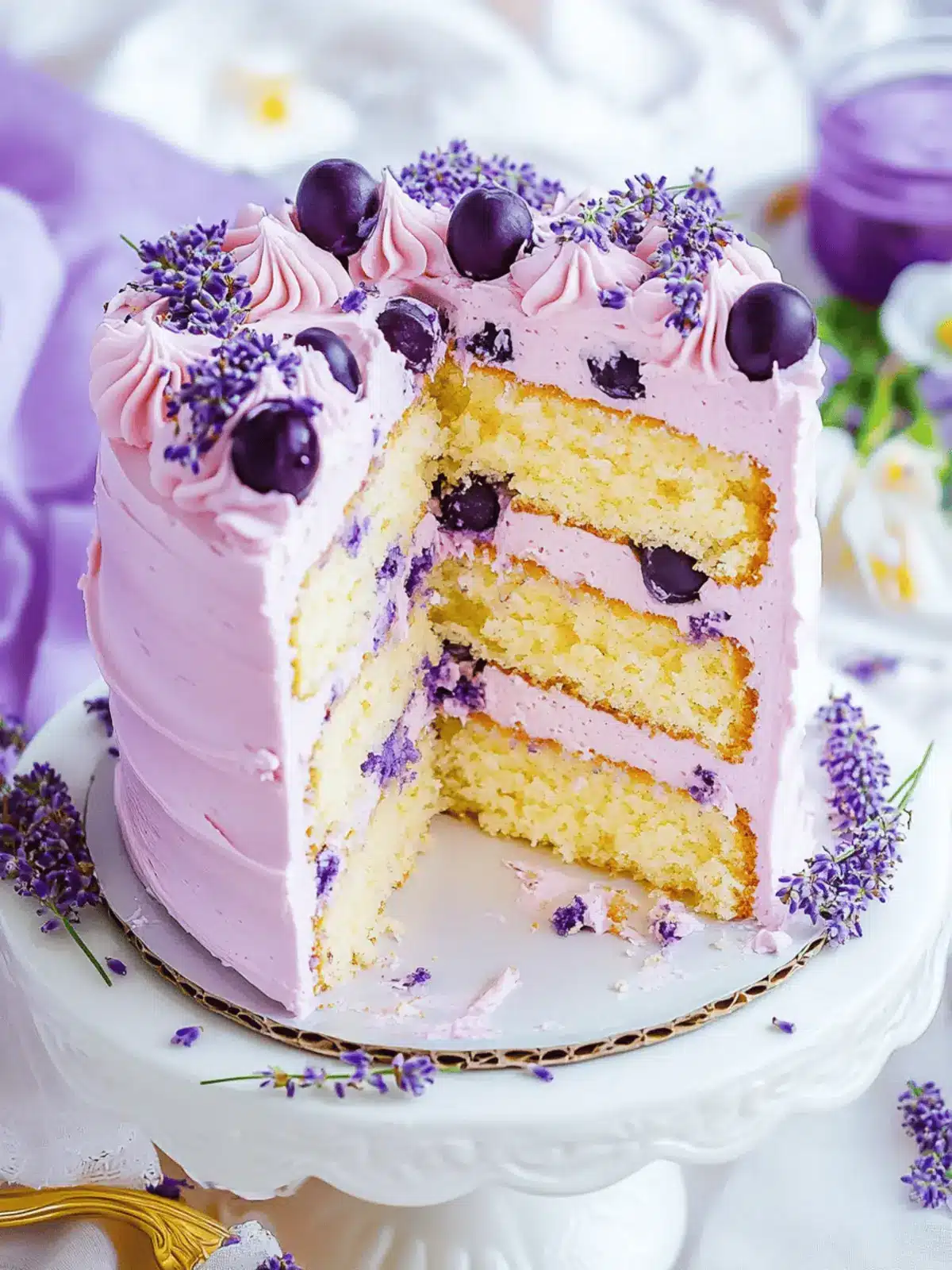 Lavender Cake: Indulge in Floral Elegance at Home 4 Lavender Cake