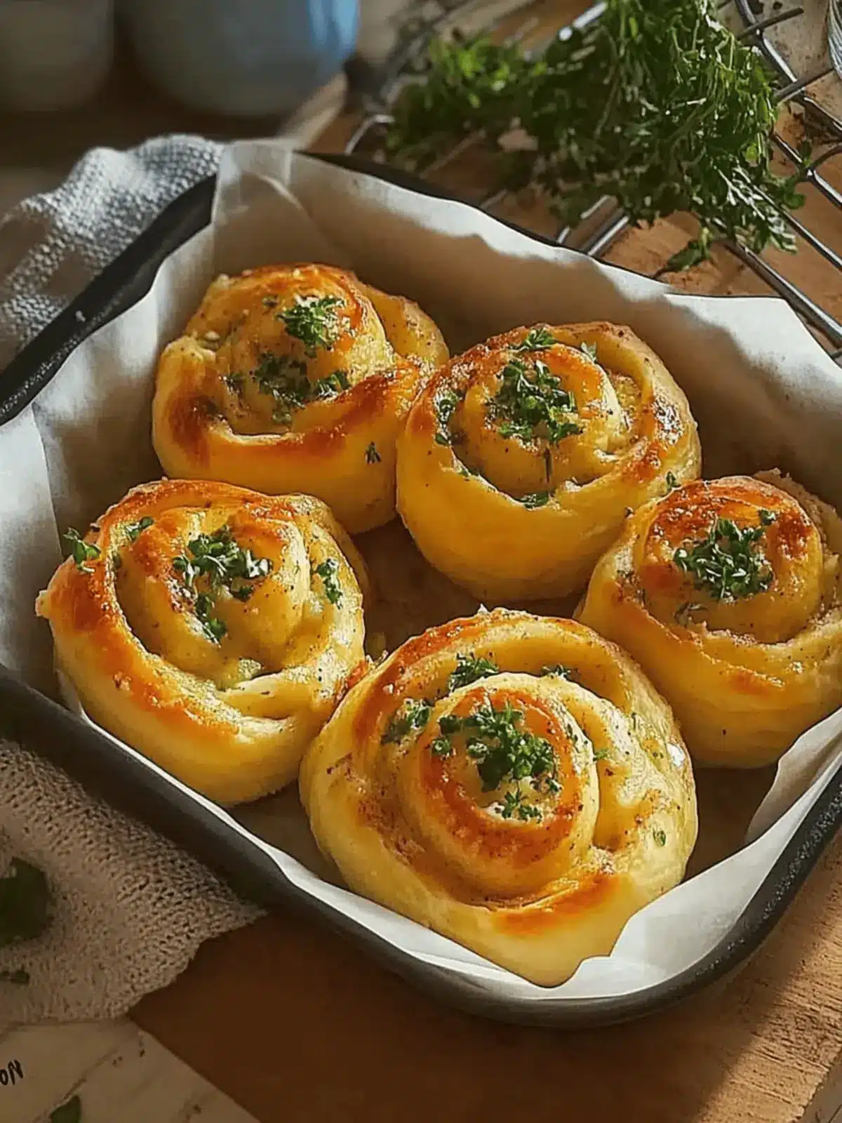 Cheesy Garlic Bread "Cinnamon" Rolls That Wow Your Taste Buds 3 Cheesy Garlic Bread Cinnamon Rolls