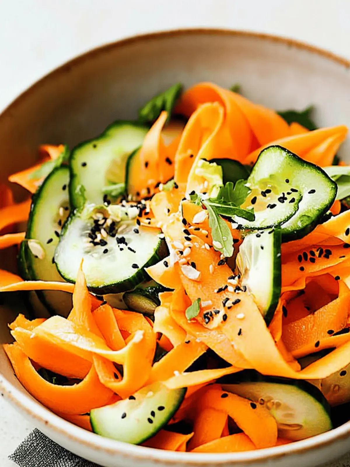 Carrot and Cucumber Ribbon Salad: A Cool, Crunchy Treat! 2 Carrot and Cucumber Ribbon Salad