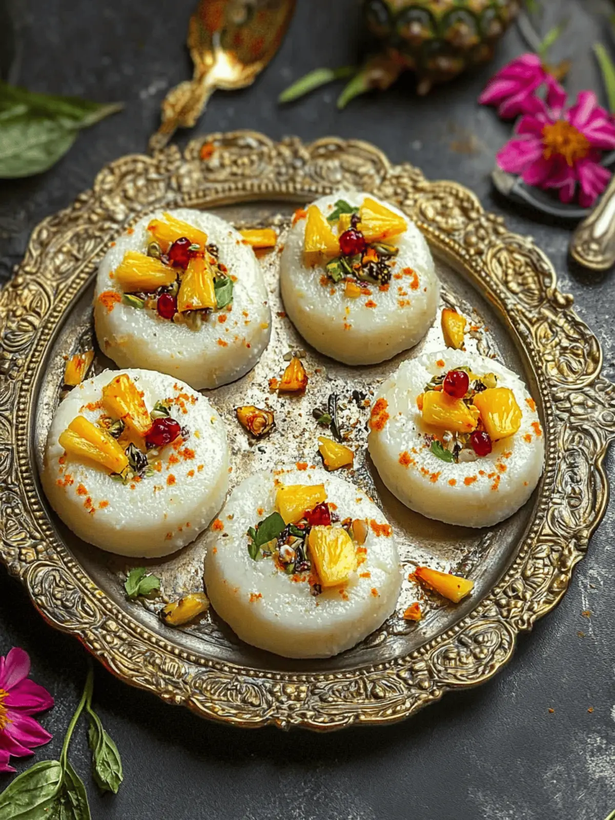 Pineapple Sandesh: Irresistibly Creamy Bengali Delight 4 Pineapple Sandesh