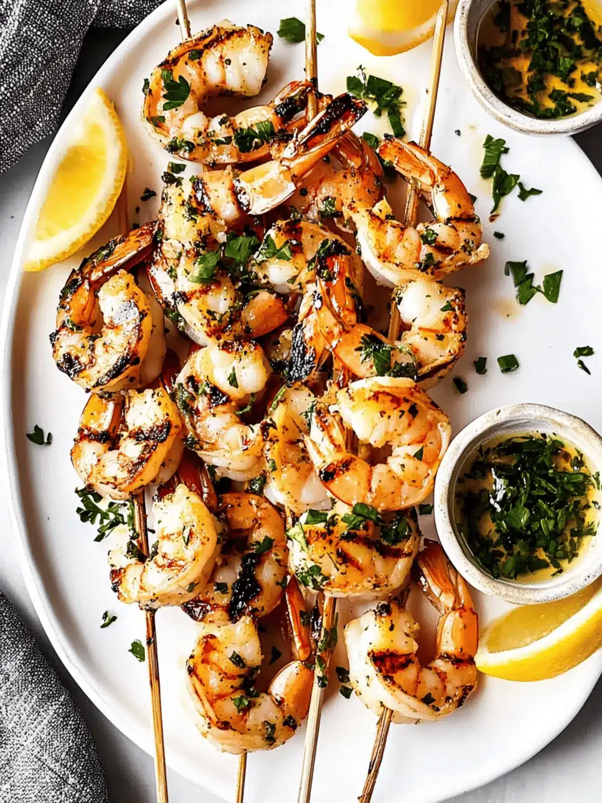 Garlic Grilled Shrimp Skewers for a Flavorful Summer Feast 3 Garlic Grilled Shrimp Skewers for a Flavorful Summer Feast