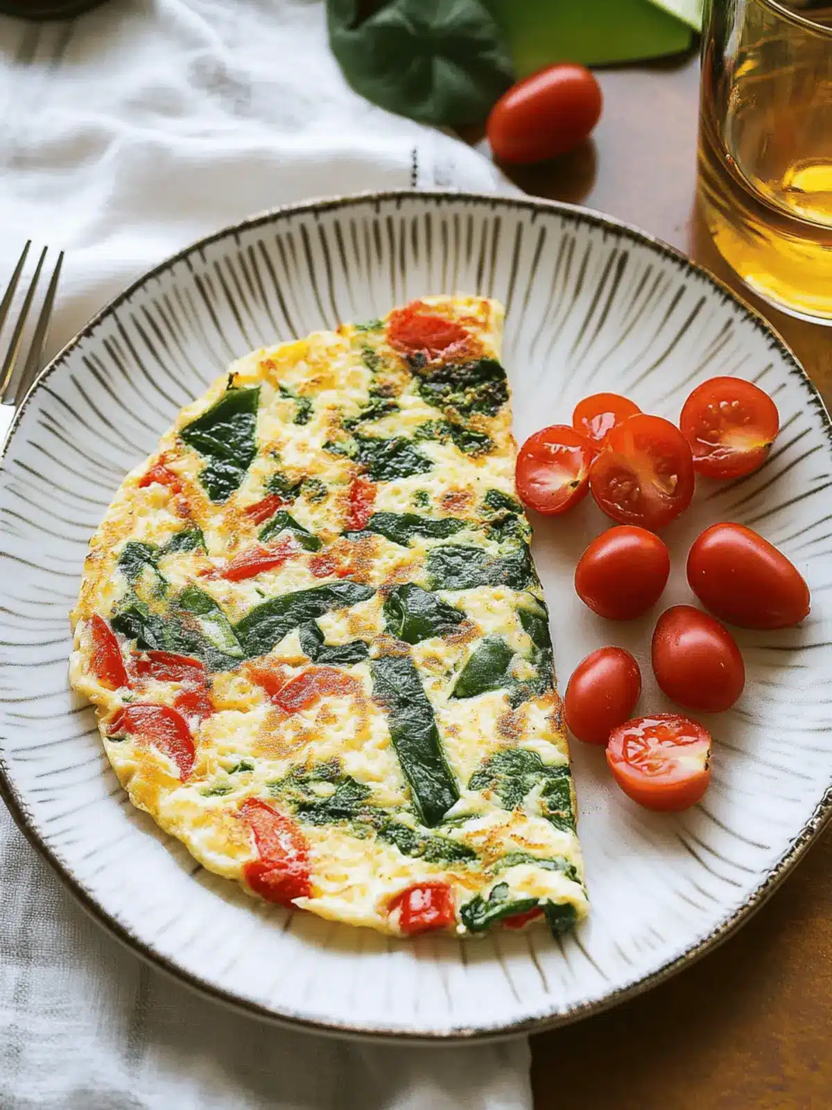 Delicious Egg White Omelette Packed with Fresh Veggies 3 Egg White Omelette
