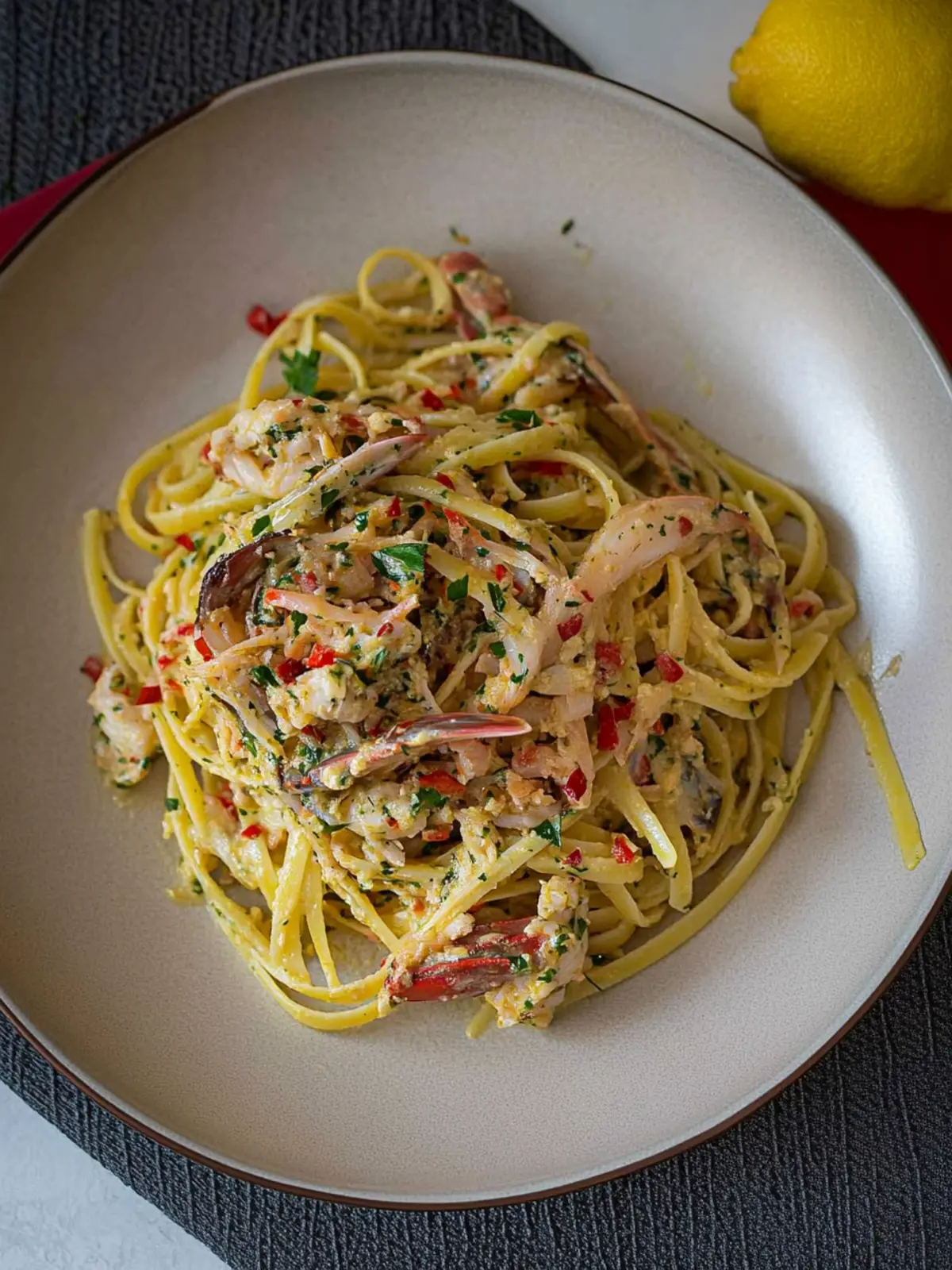 Savor the Heat with Chilli Crab Pasta in 30 Minutes! 2 Chilli Crab Pasta