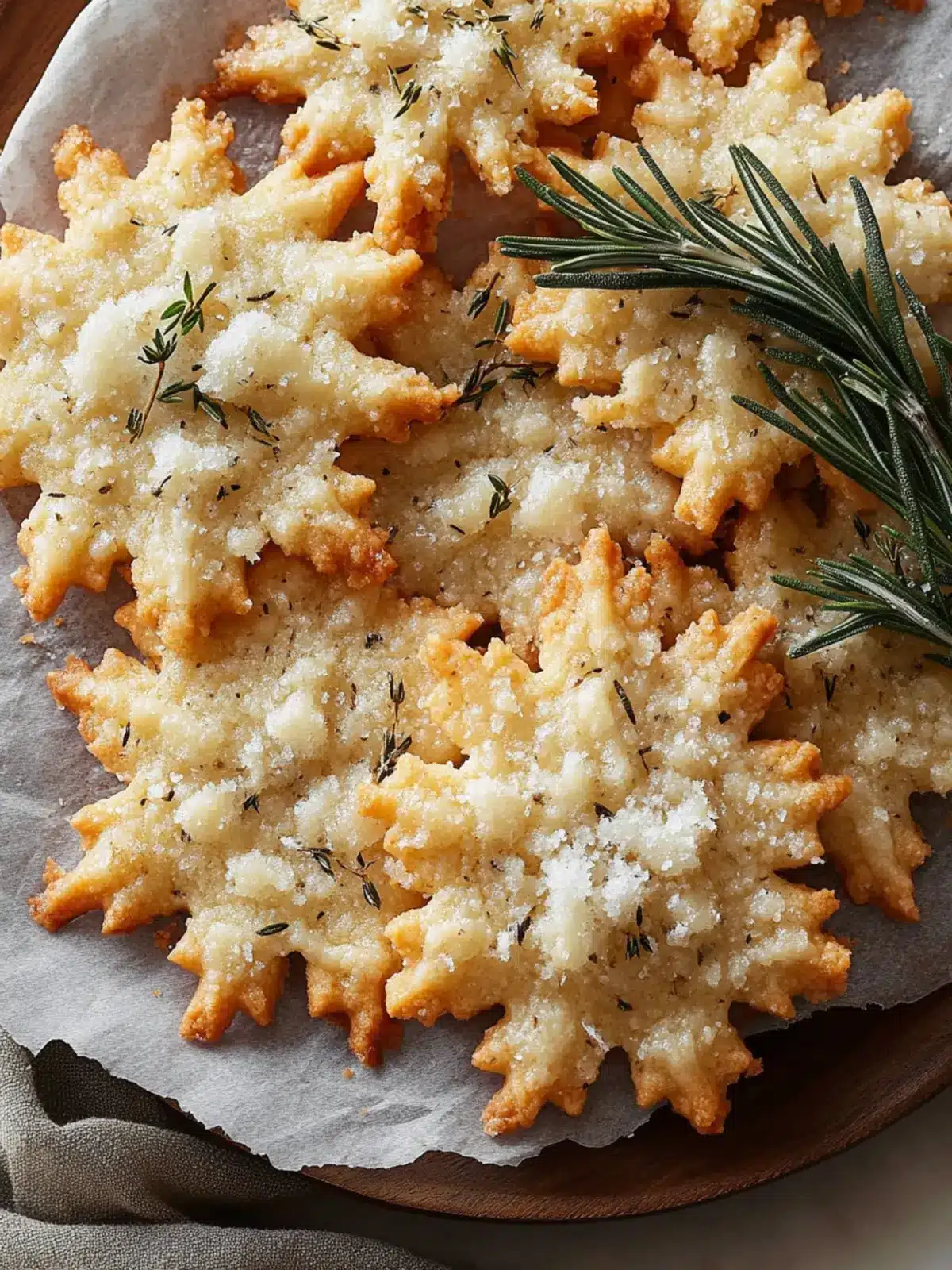 Savory Rosemary-Parmesan Snowflake Cookies for a Festive Treat 3 Savory Rosemary-Parmesan Snowflake Cookies