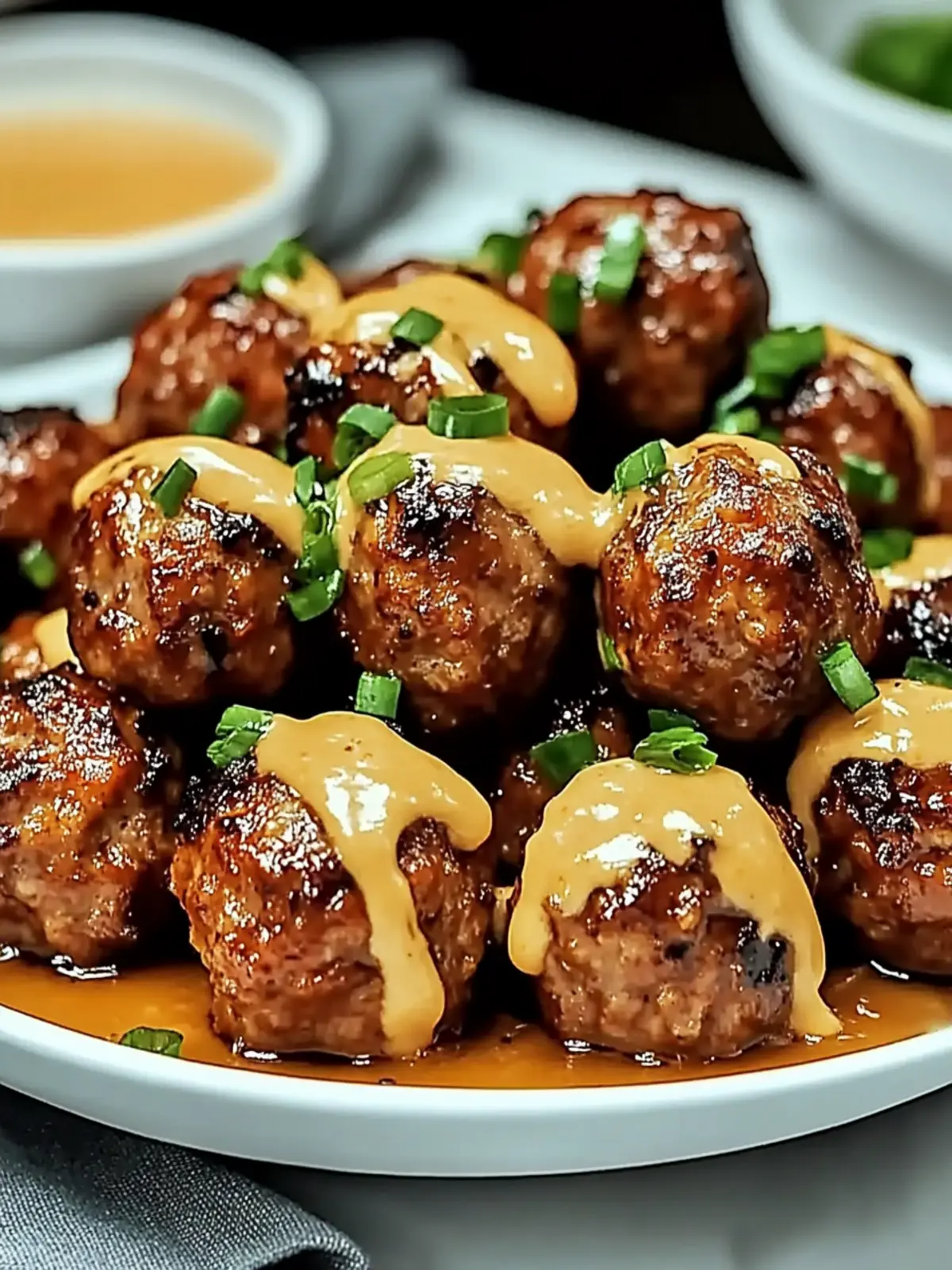 Juicy Korean BBQ Meatballs with Spicy Mayo: A Flavor Adventure 2 Juicy Korean BBQ Meatballs with Spicy Mayo