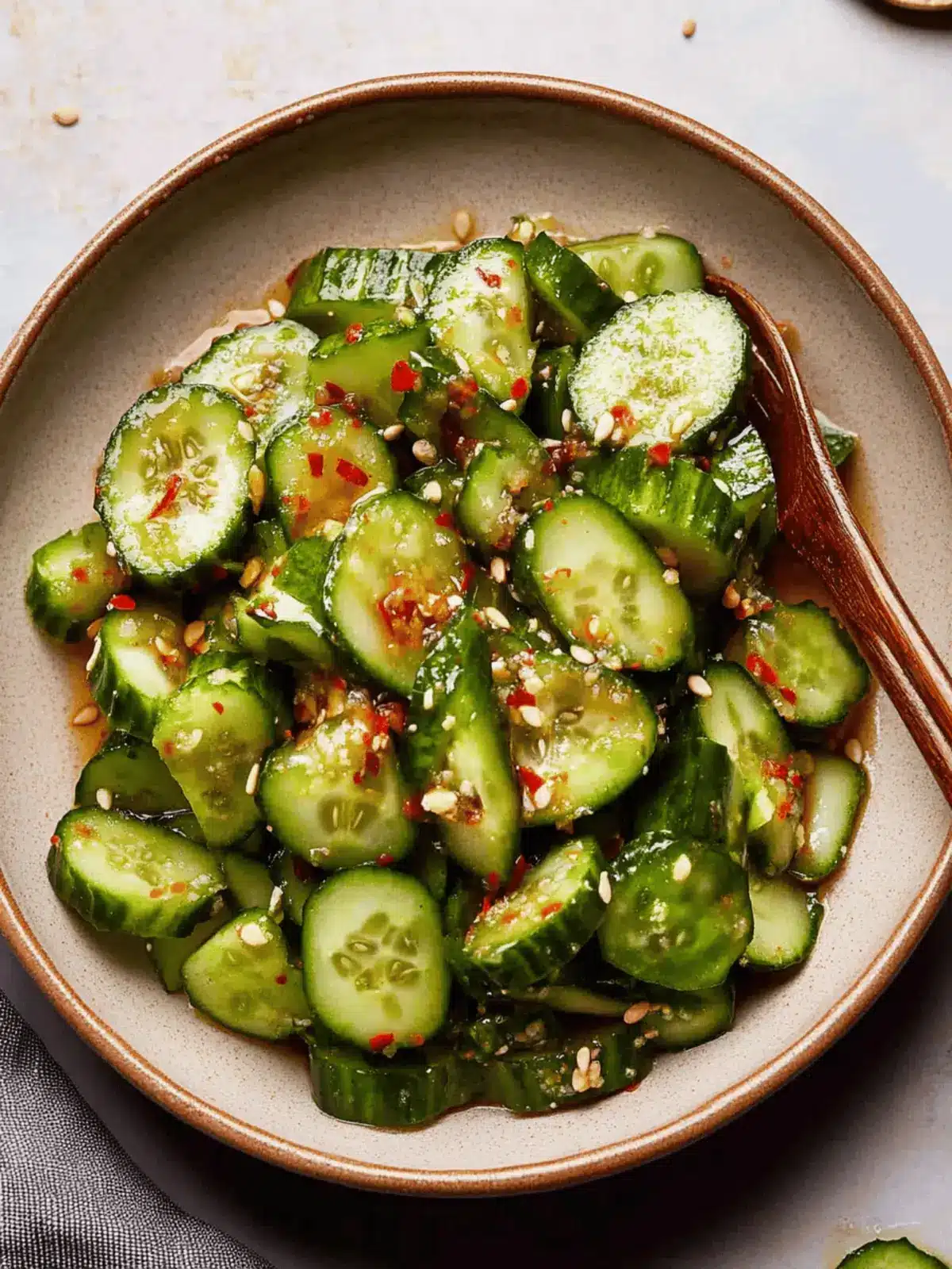 Zesty Spicy Cucumber Salad for a Refreshing Crunch 2 Spicy Cucumber Salad