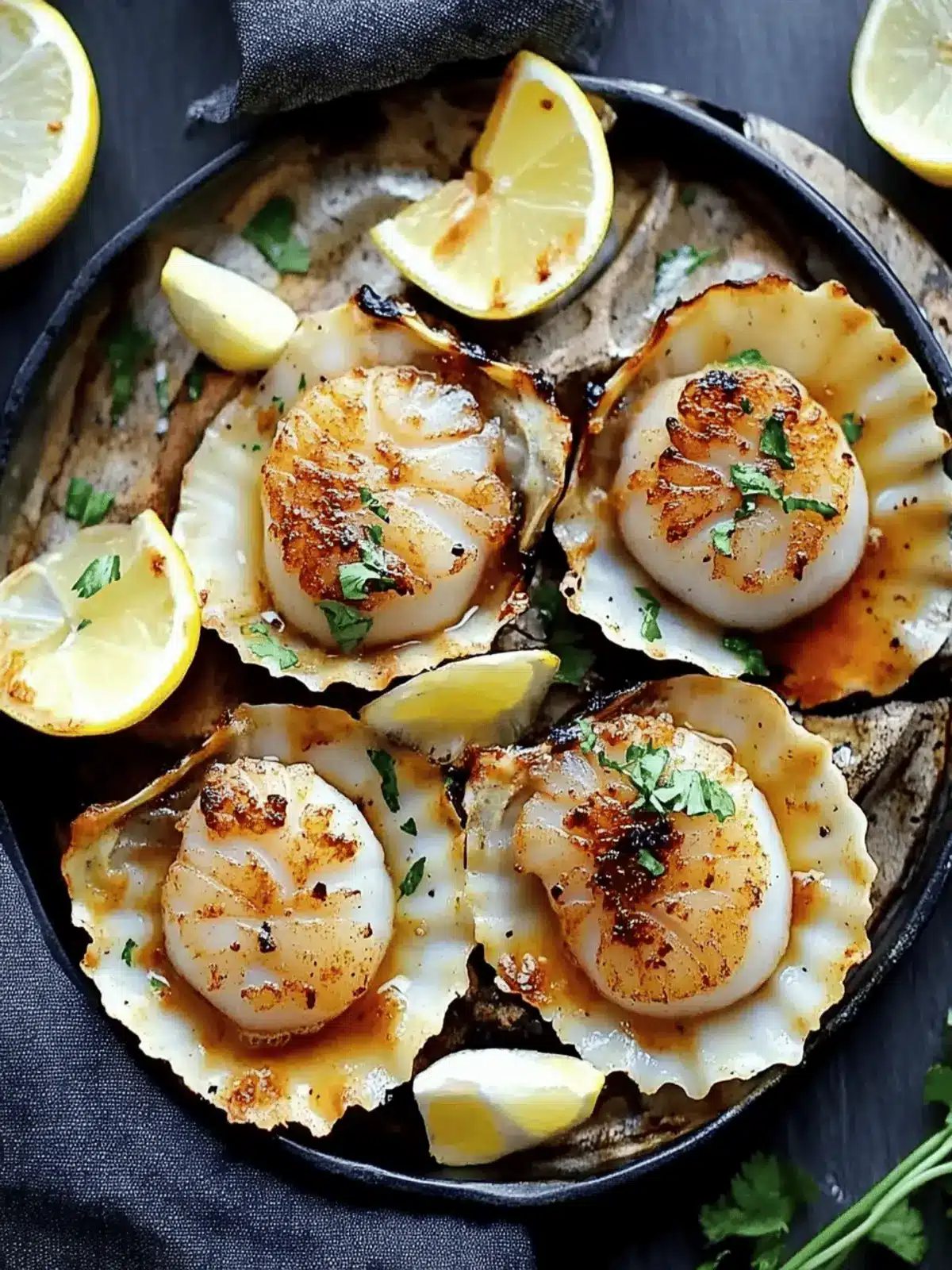 Delicious Baked Sea Scallops with Garlic Chili Magic 4 Baked Sea Scallops