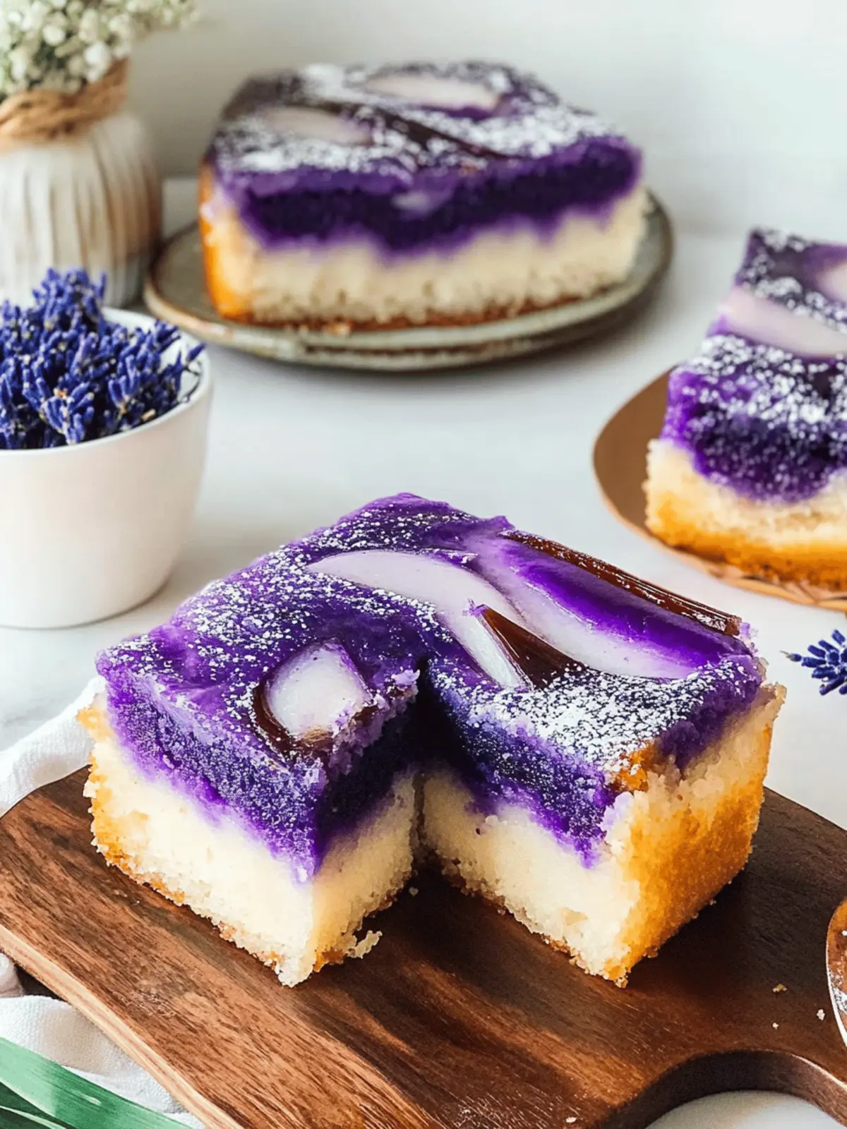 Ube Cassava Cake with Macapuno: A Tropical Dessert Delight 3 Ube Cassava Cake with Macapuno
