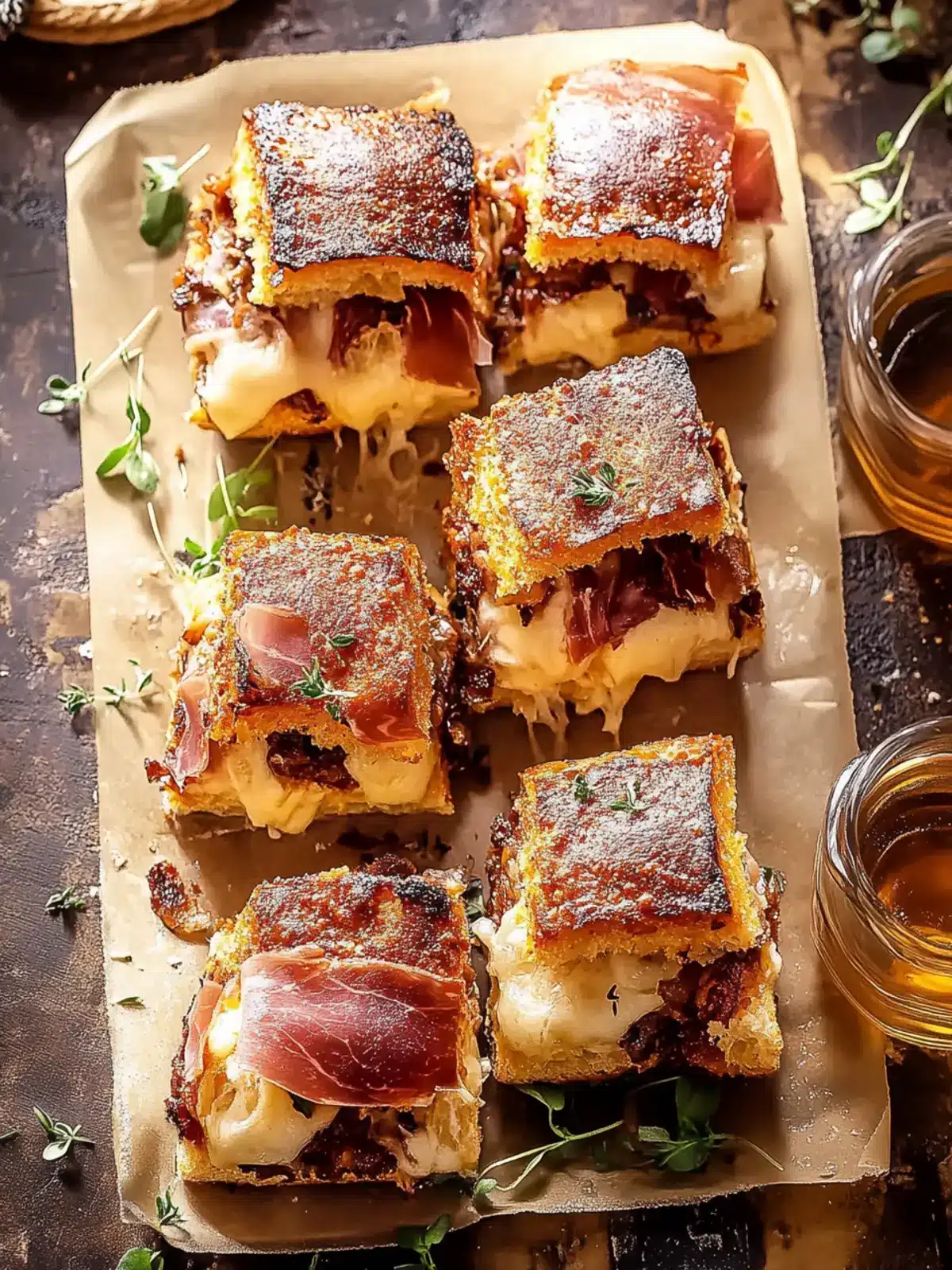 Crispy Prosciutto and Cheese Sliders for Irresistible Snacking 3 Crispy Prosciutto and Cheese Sliders