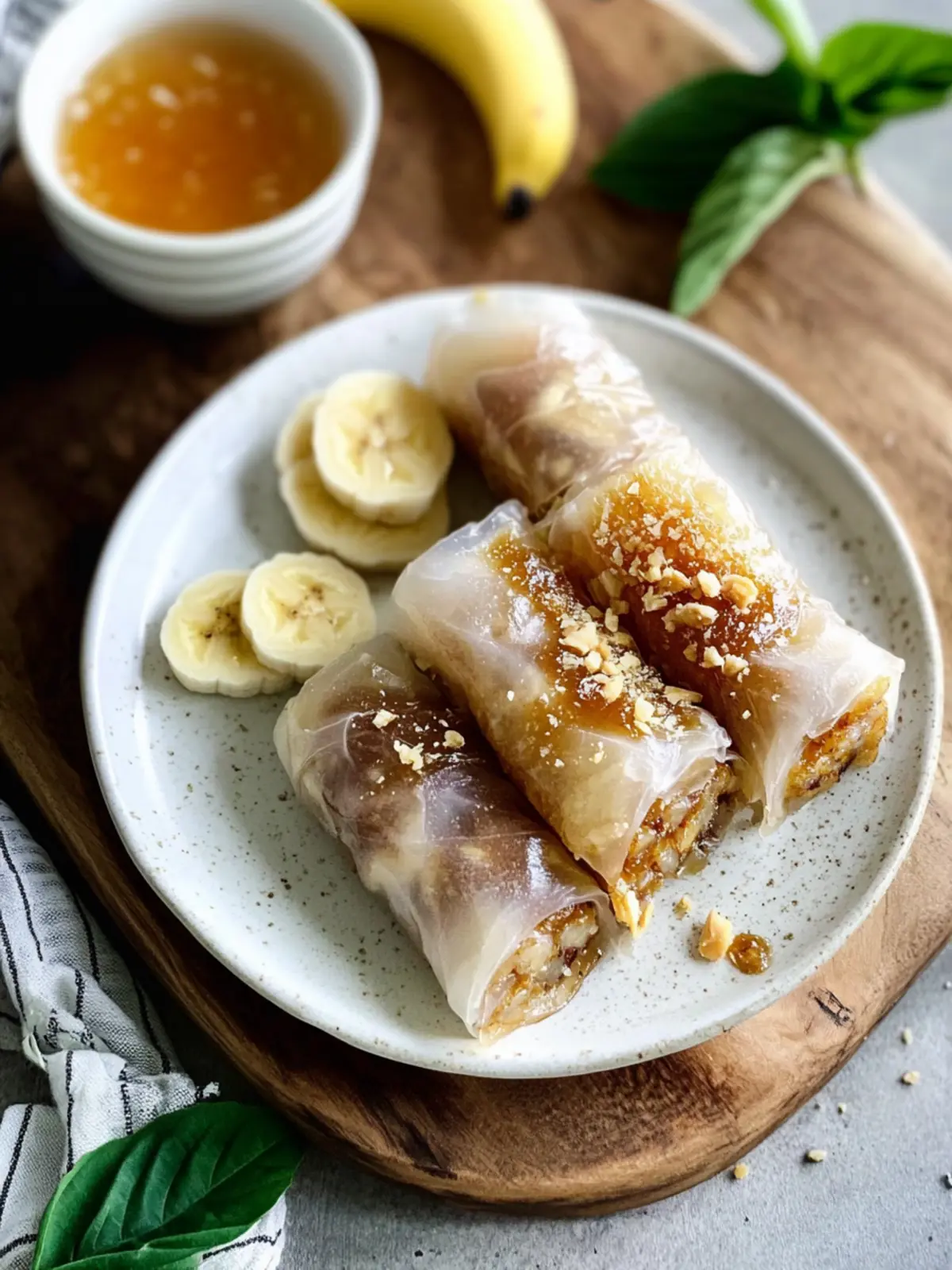 Crispy Caramelized Banana Rice Paper Rolls You ll Adore 2 Caramelized Banana Crispy Rice Paper Rolls