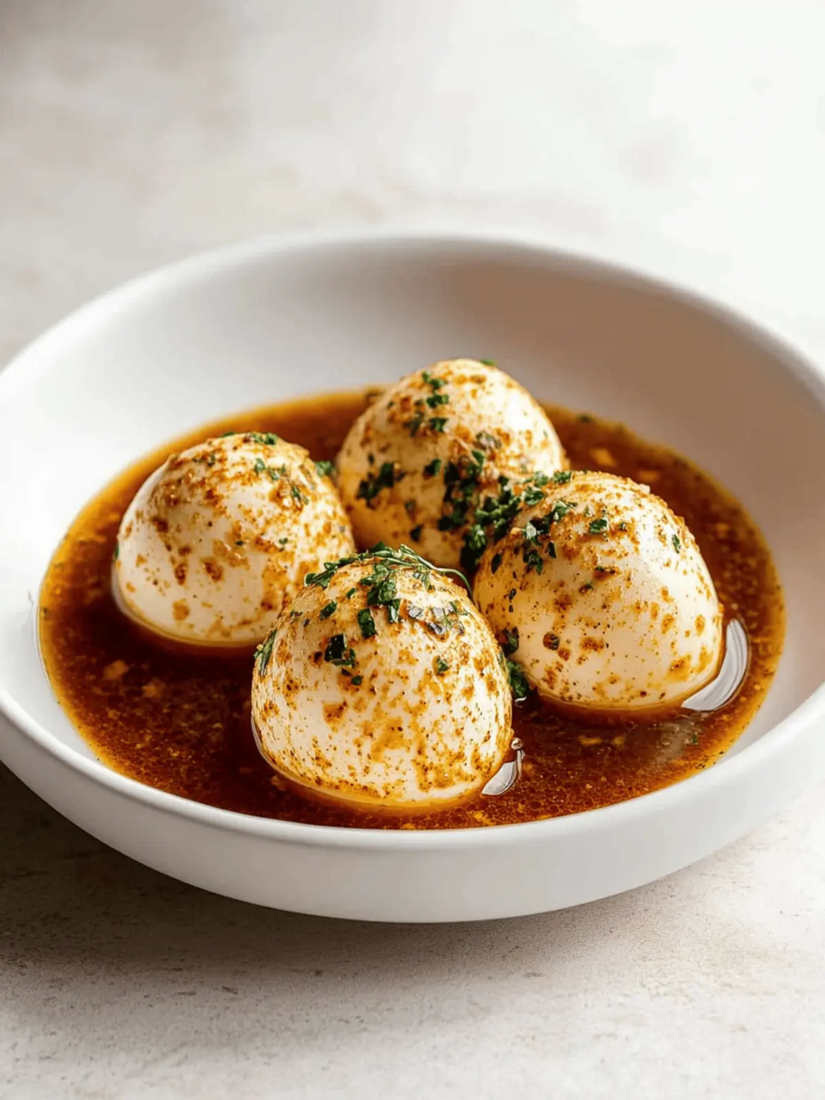 Perfect TikTok Egg Boil: Spicy Sauce and Jammy Eggs Delight 3 TikTok Egg Boil