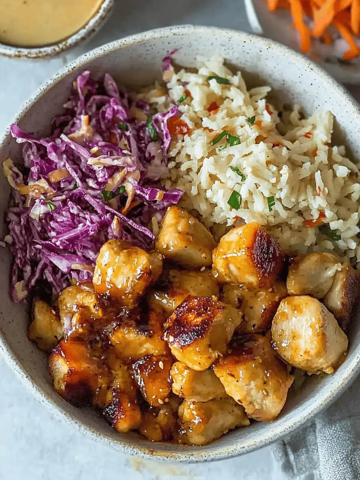 Healthy Hot Honey Chicken Bowls for a Blissful Homemade Feast 3 Healthy Hot Honey Chicken Bowls