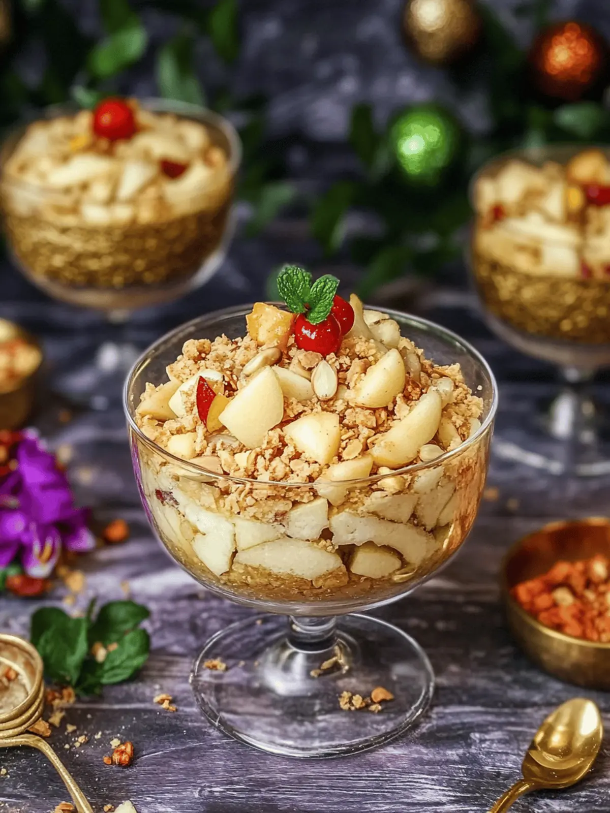 Apple Crisp Baked Gur Sandesh: Fall's Cozy Fusion Delight 3 Apple Crisp Baked Gur Sandesh