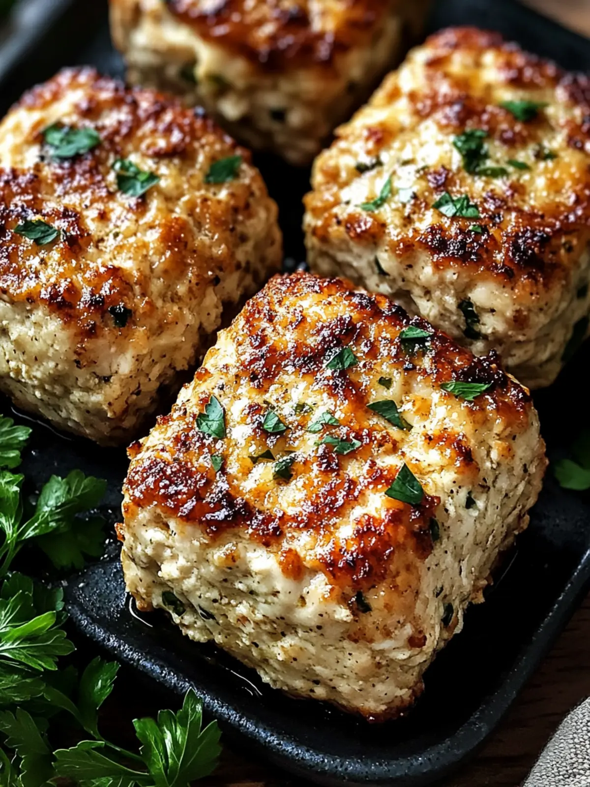 Irresistible Garlic Parmesan Chicken Meatloaves You ll Love 3 Garlic Parmesan Chicken Meatloaves
