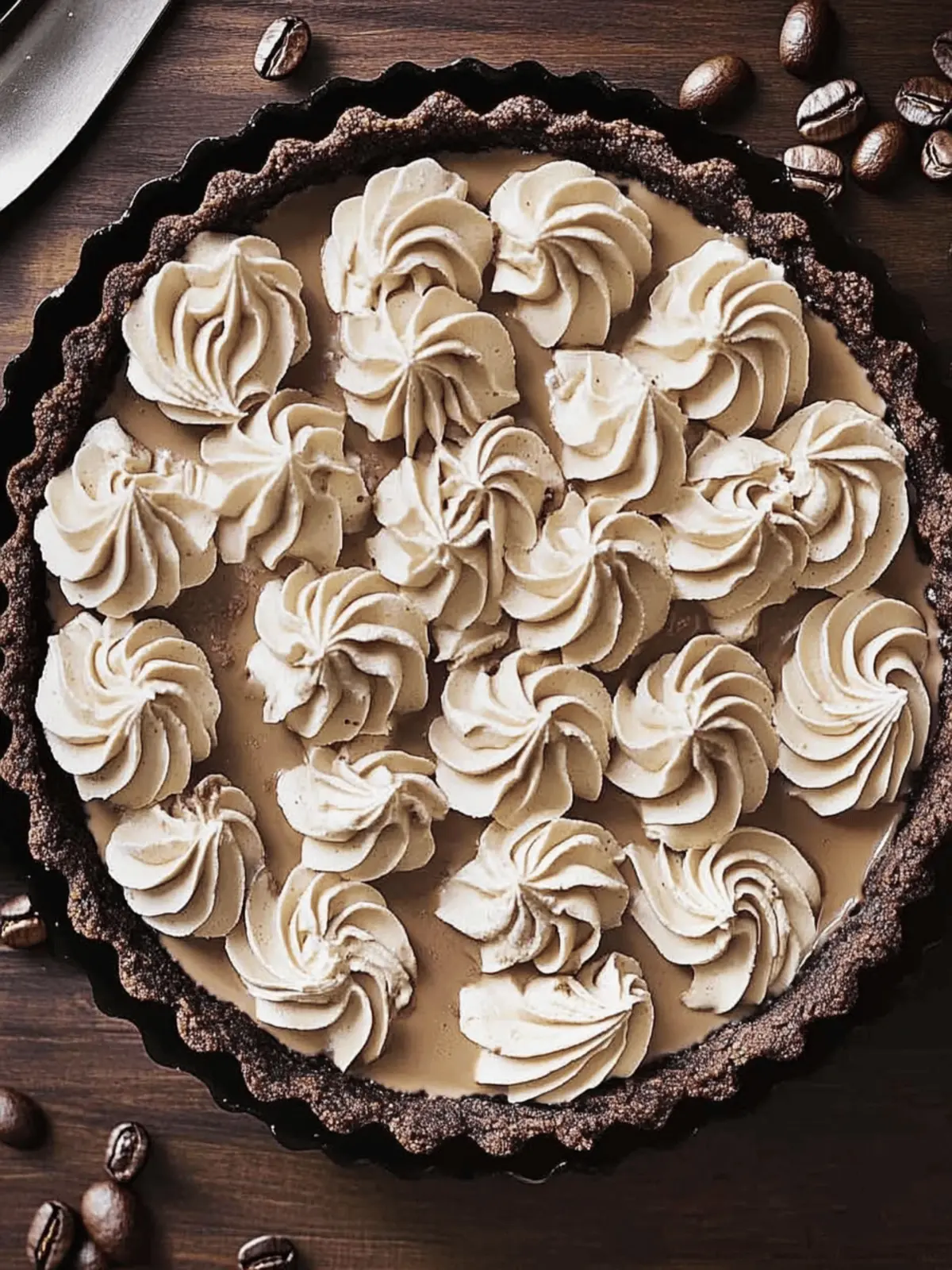 Decadent Dark Chocolate Tart with Espresso Whipped Cream Bliss 4 Decadent Dark Chocolate Tart with Espresso Whipped Cream Bliss