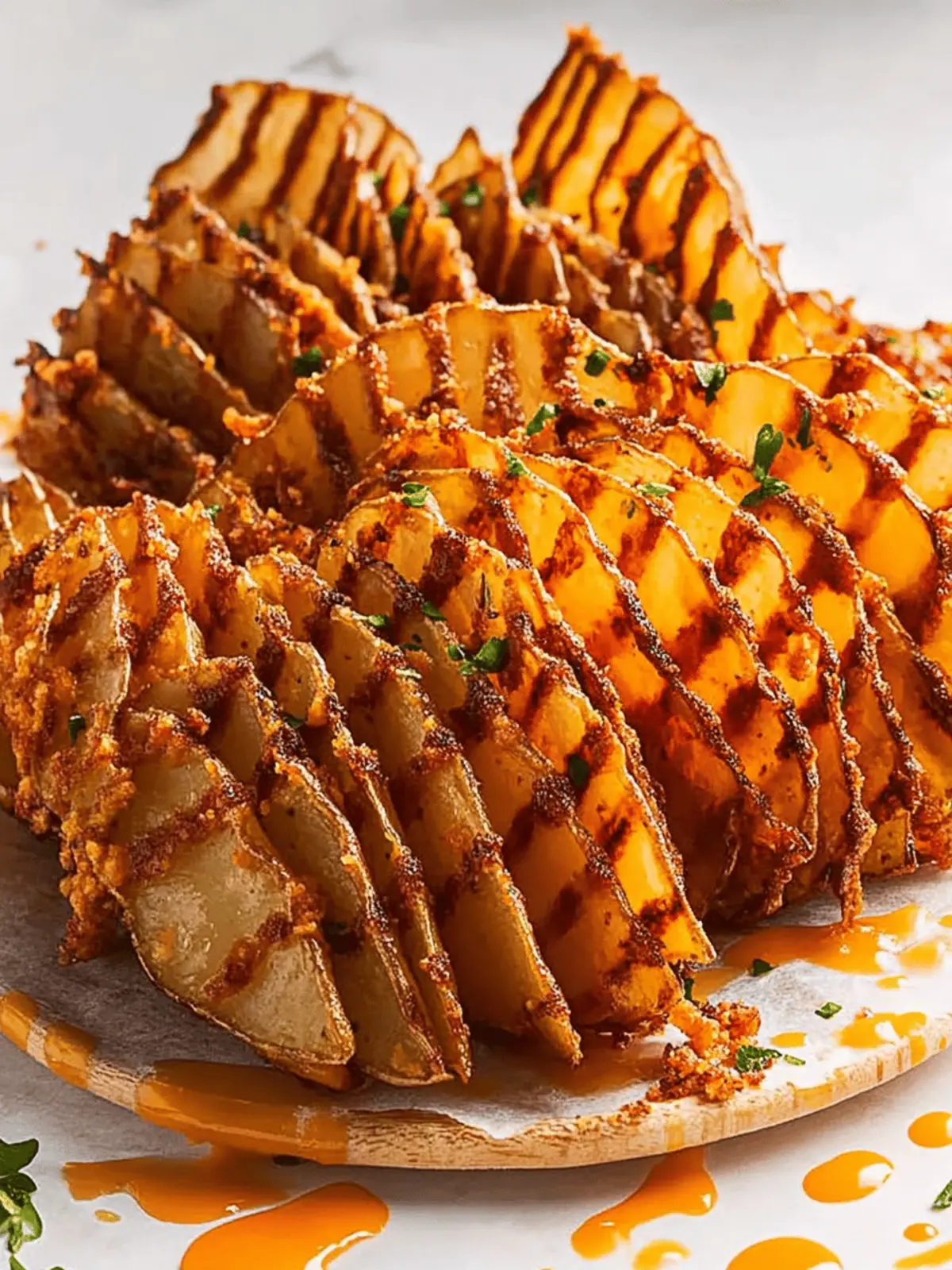 Crispy Accordion Potatoes with Garlic Herb Bliss 4 Crispy Accordion Potatoes with Garlic Herb Bliss