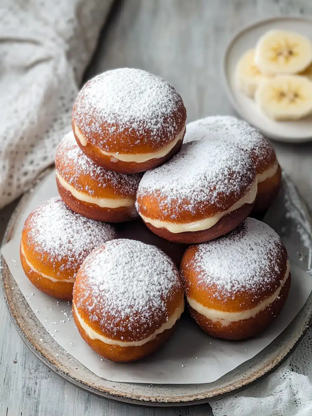 Salted Caramel Banana Maritozzi Donuts for Autumn Bliss 2 SALTED CARAMEL BANANA MARITOZZI DONUTS