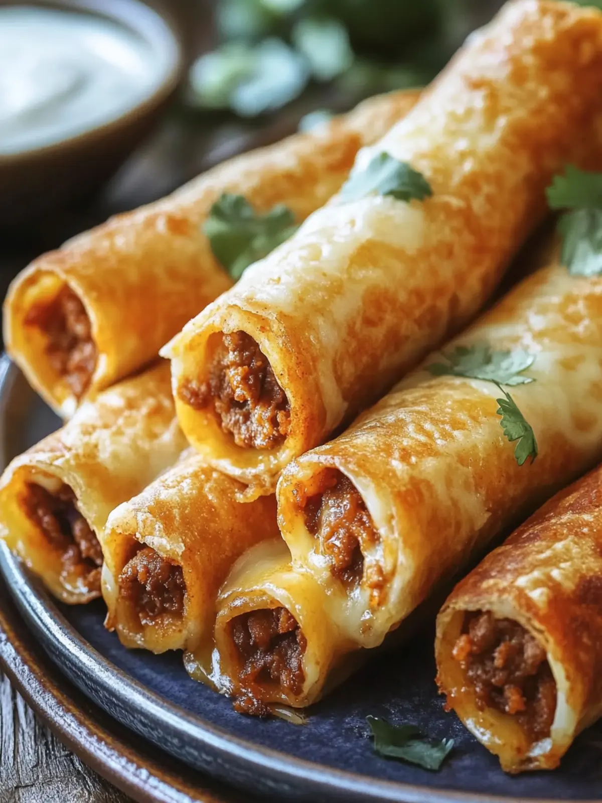 Crispy Cheesy Beef Taquitos: A Snack You ll Love at Home 4 Crispy Cheesy Beef Taquitos