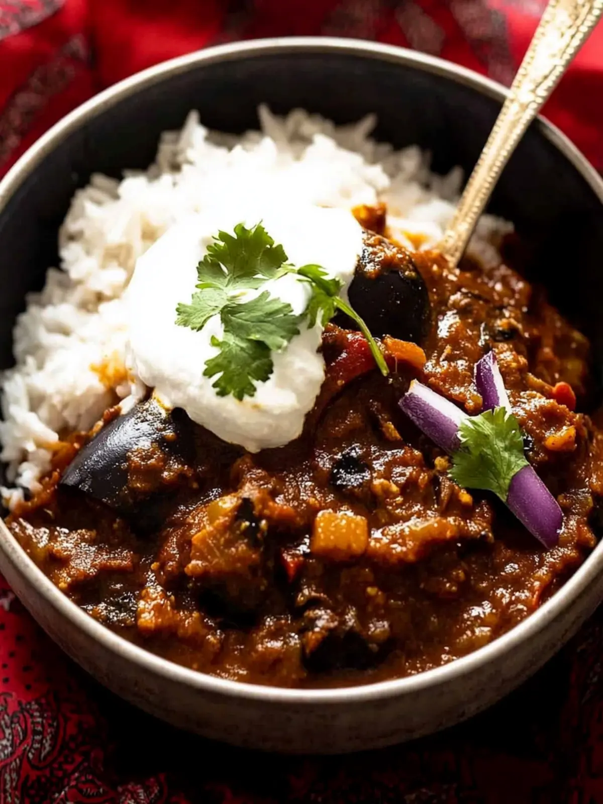 Easy Vegan Eggplant Curry - Bursting with Flavor and Health 2 Eggplant Curry