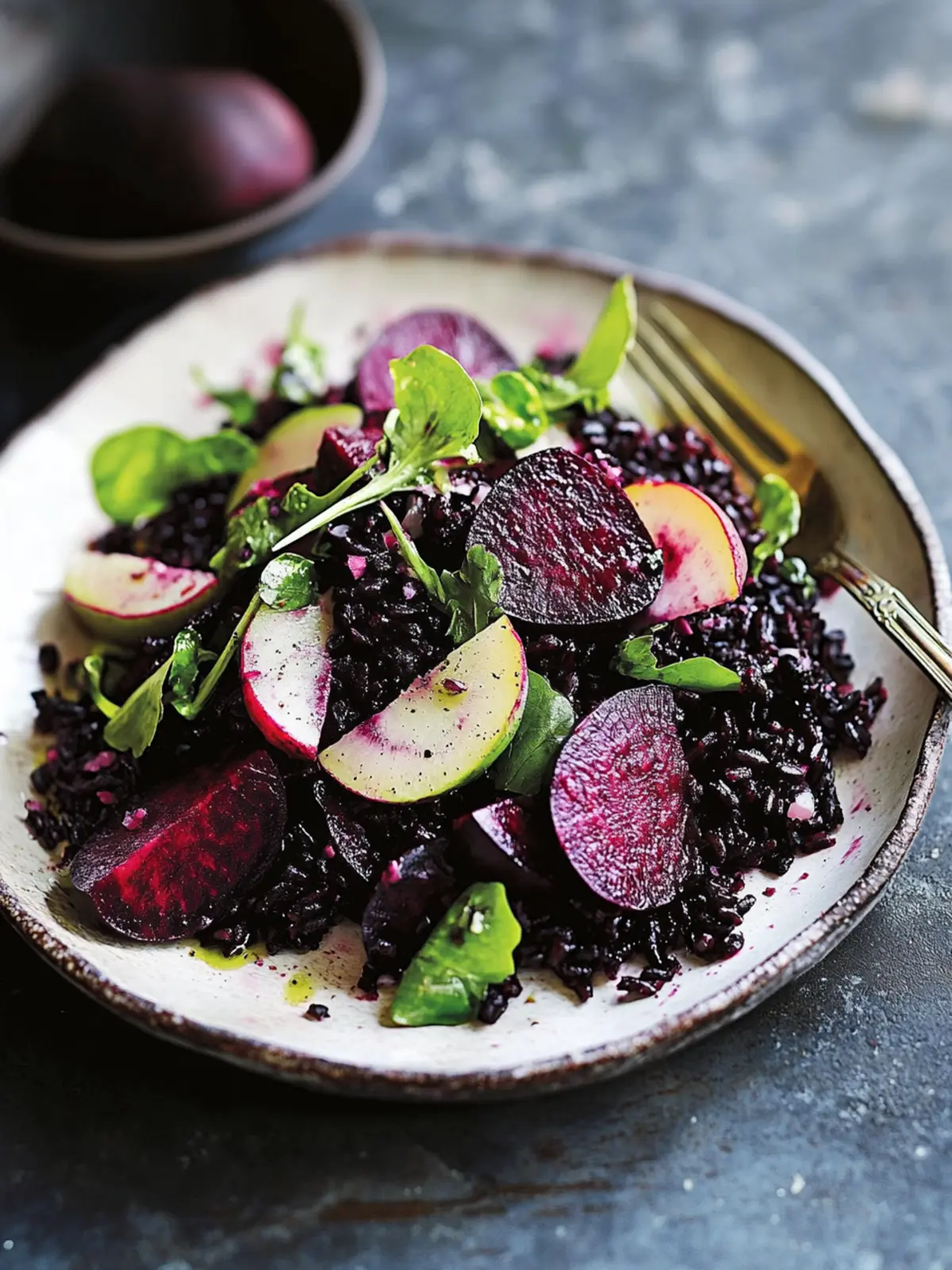 Delicious Beetroot and Black Rice Salad for Vibrant Lunches 3 beetroot and black rice salad