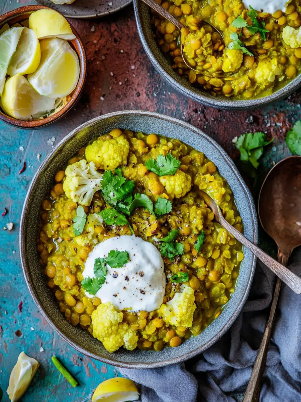 One Tray Lentil & Cauliflower Curry: Easy Comfort Food Bliss 4 One Tray Lentil & Cauliflower Curry