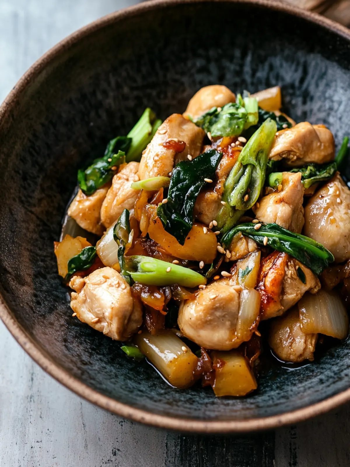 Savory Cantonese Chicken with Pickled Mustard Greens Delight 2 Cantonese Chicken with Pickled Mustard Greens
