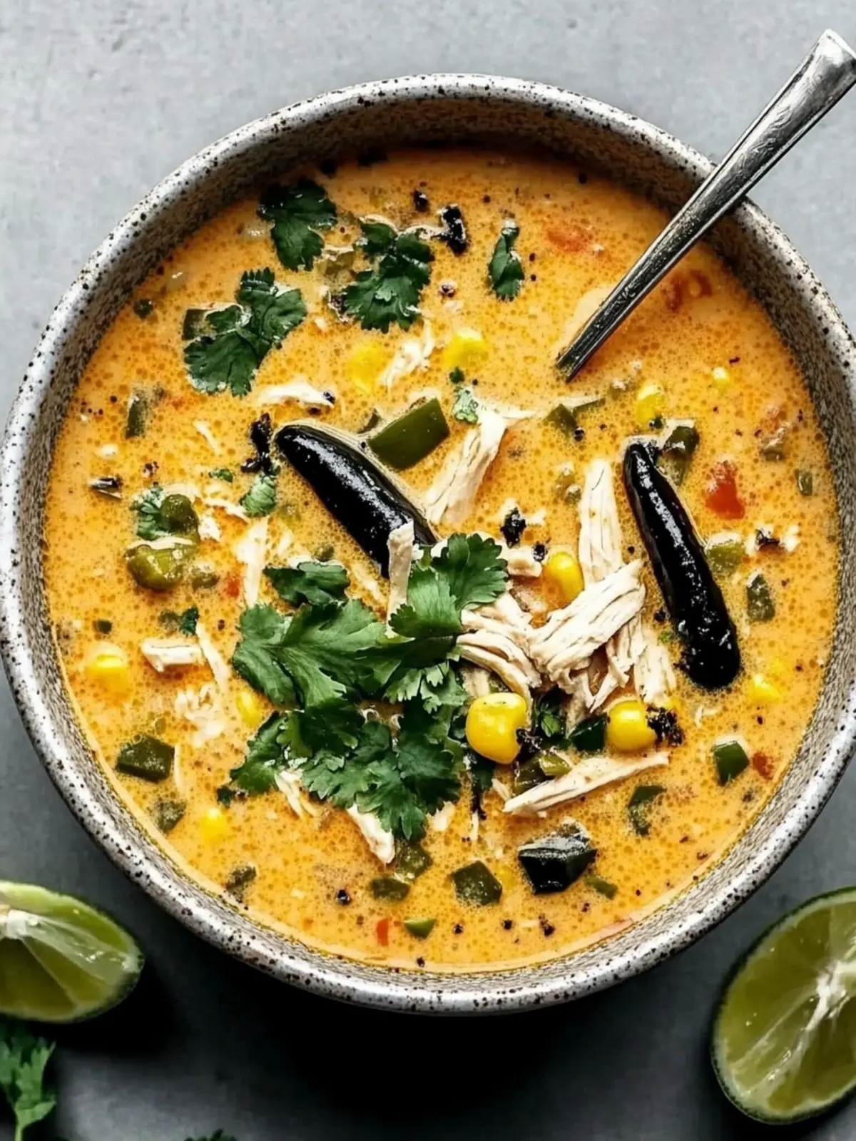 Hearty Chicken Poblano Soup: Flavorful Comfort in a Bowl 4 Chicken Poblano Soup