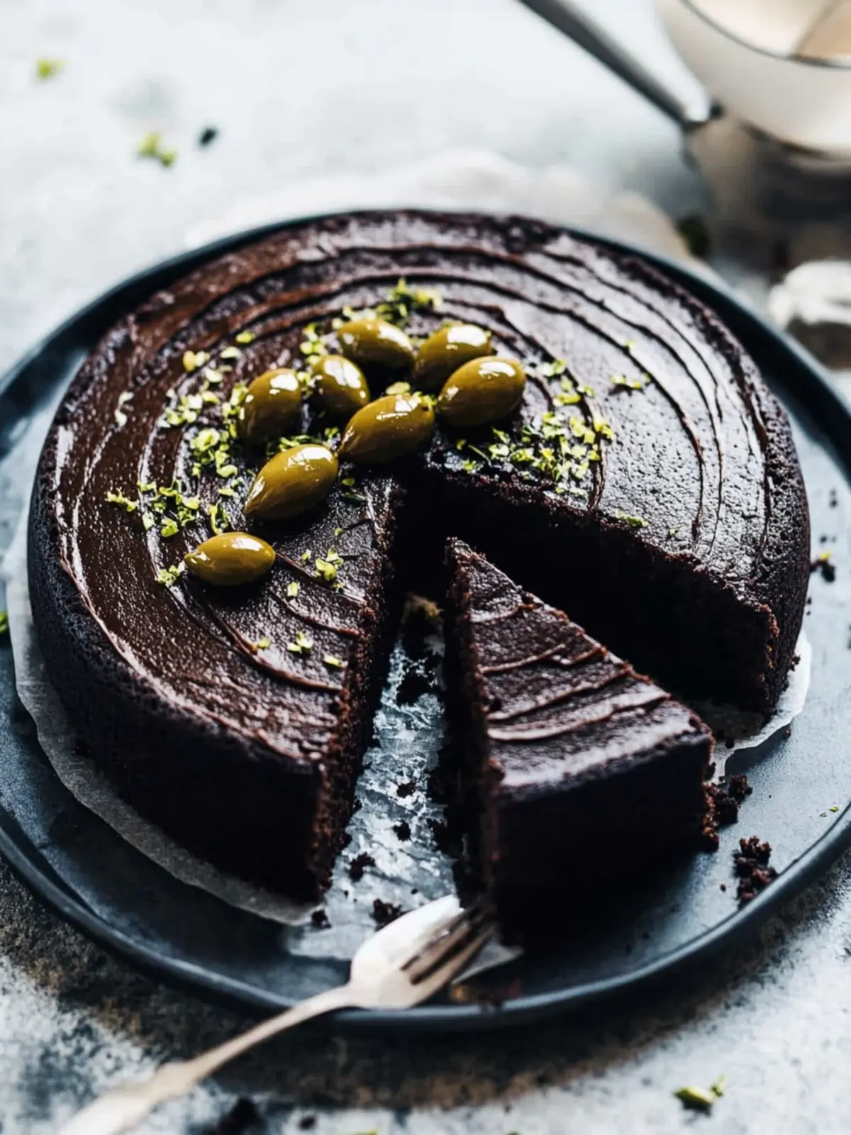 Indulge in Moist Chocolate Olive Oil Cake Bliss 3 Chocolate Olive Oil Cake