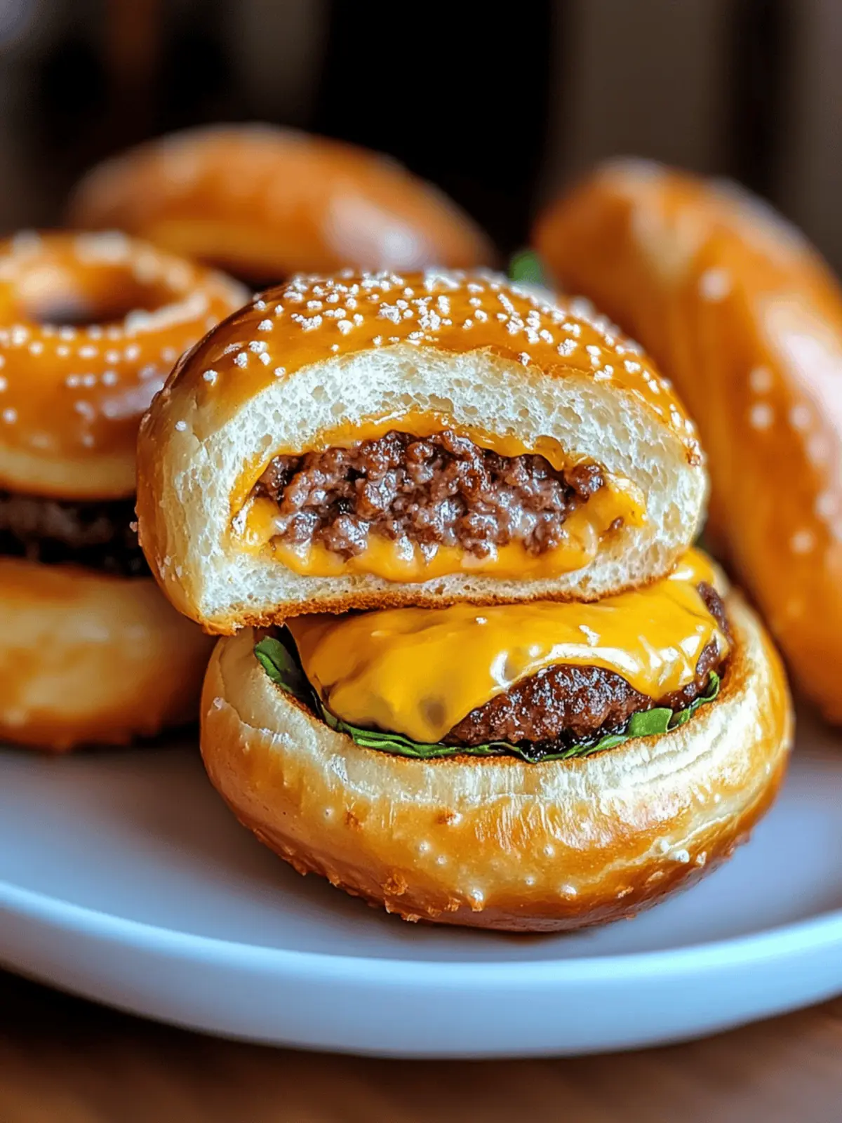 Cheeseburger Pretzel Bombs: A Fun Twist on Classic Comfort Food 3 Cheeseburger Pretzel Bombs