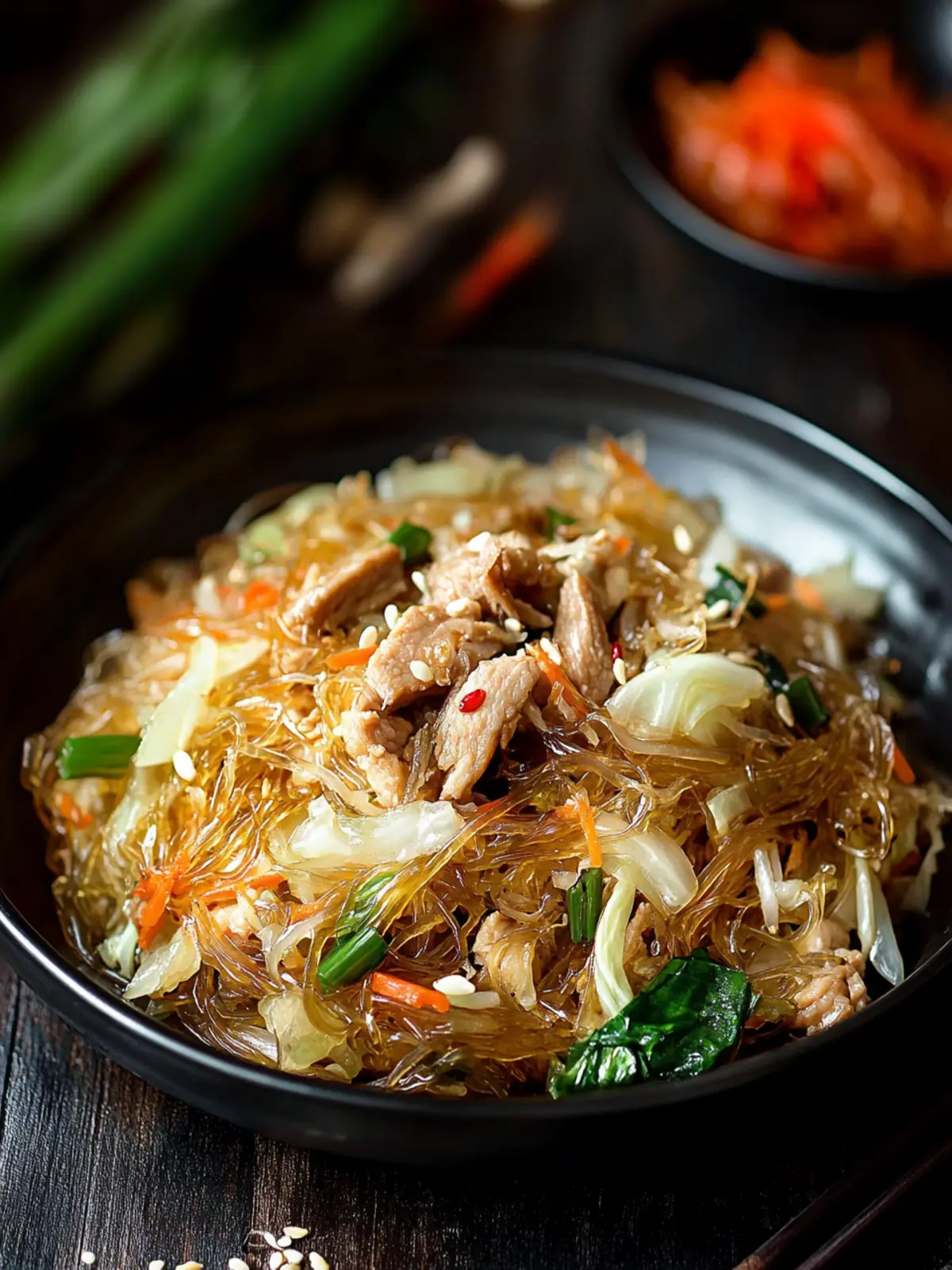 Savor Stir-fried Pork And Cabbage Glass Noodles Tonight 3 Stir-fried Pork And Cabbage Glass Noodles
