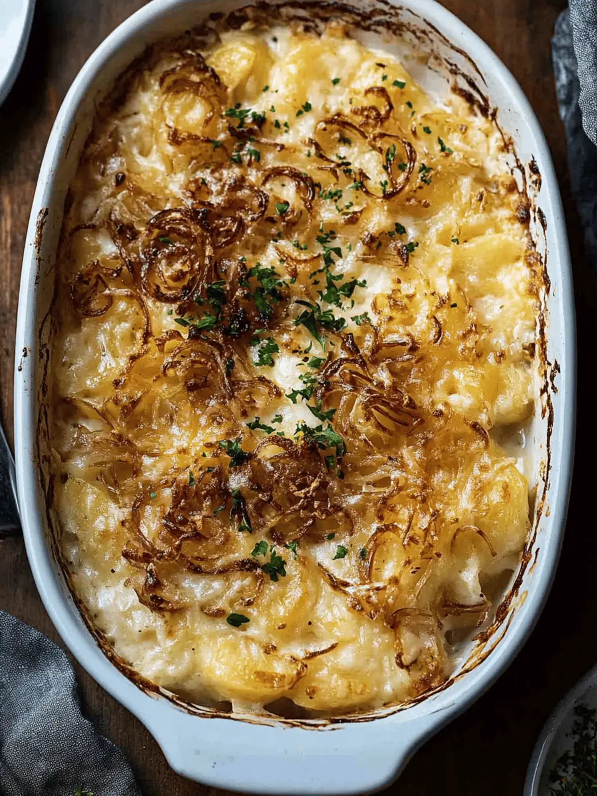Decadent French Onion Funeral Potatoes You Can t Resist 3 French Onion Funeral Potatoes