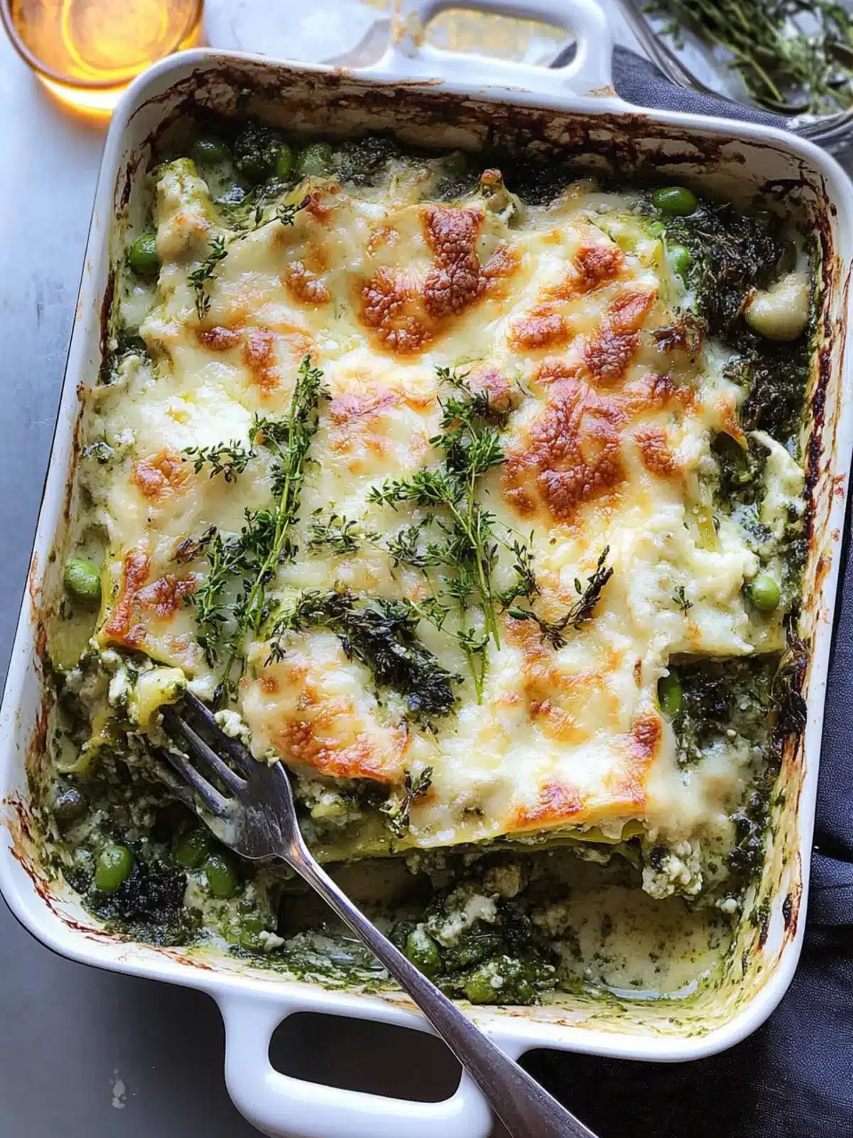 Homemade Green Lasagne With Bean B chamel Delight 3 Green Lasagne With Bean B chamel