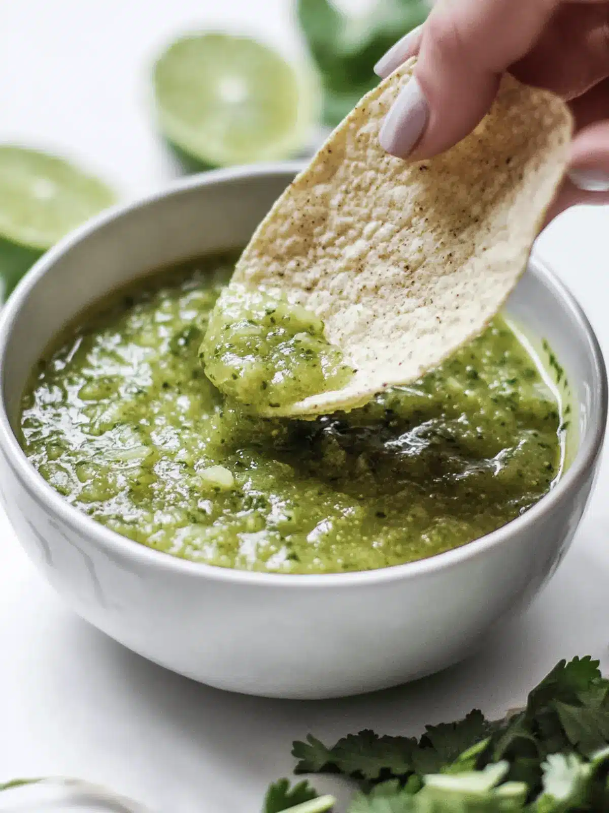 Homemade Tomatillo Green Chili Salsa for Bold Flavors 4 Tomatillo Green Chili Salsa (salsa verde)