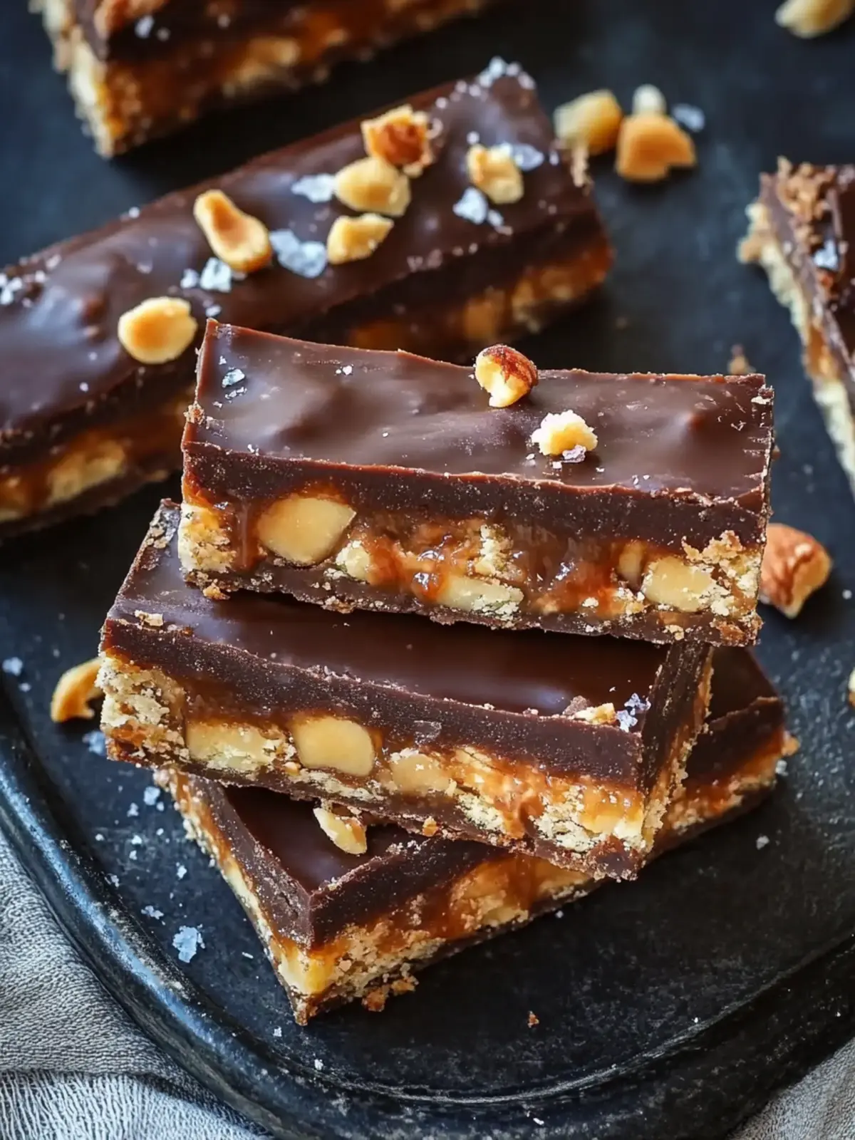 Homemade Snickers Bars to Satisfy Your Sweet Tooth Cravings 4 Homemade Snickers Bars