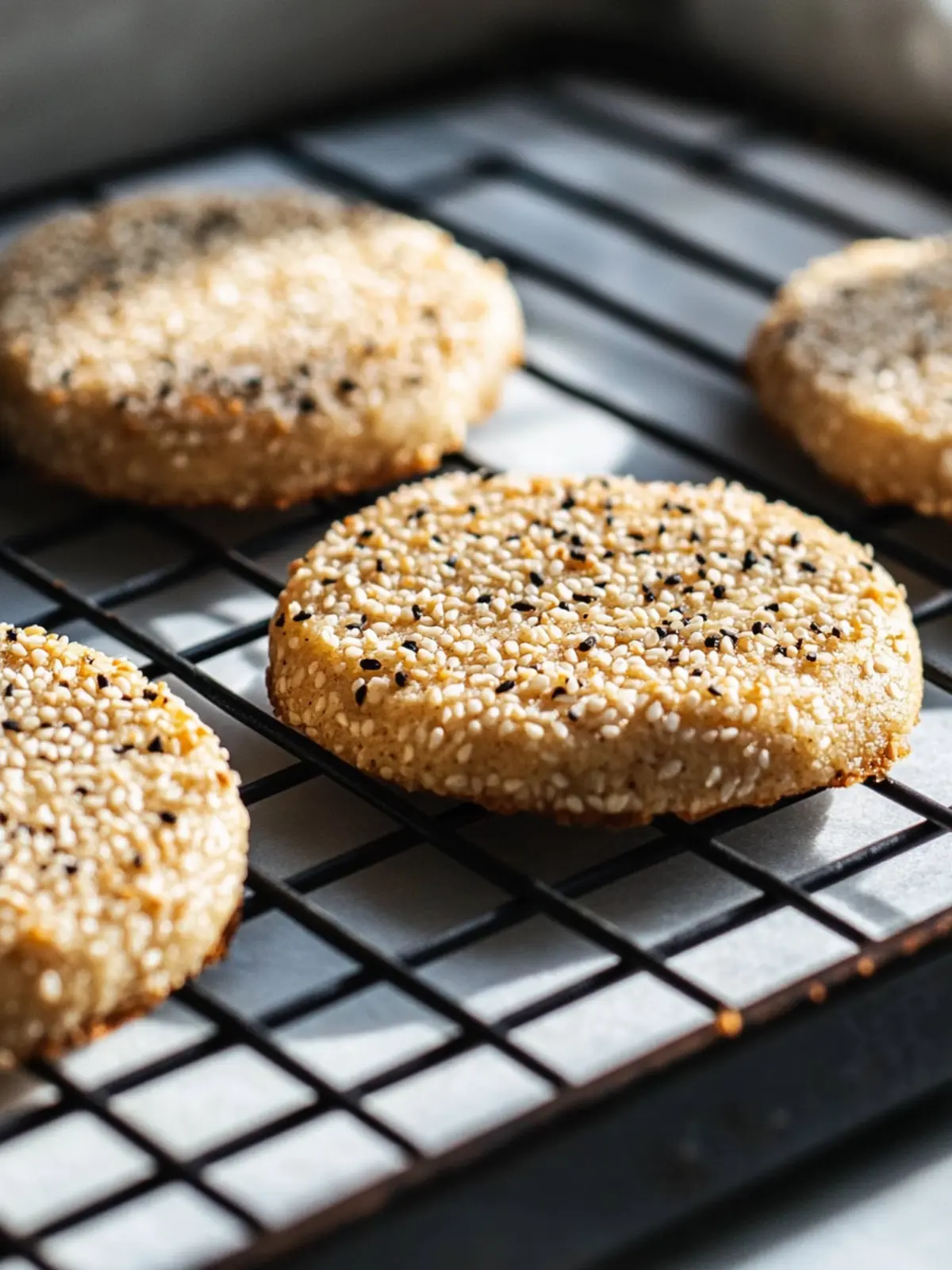 Gomashio Cookies: Sweet & Salty Bliss for Every Snack Time 2 Gomashio (Sesame Salt) Cookies
