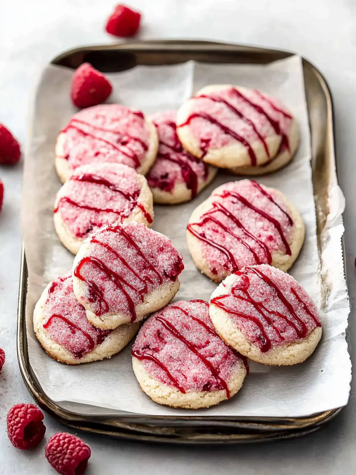 Raspberry Sugar Cookies with a Tangy Twist for Real Flavor 2 Raspberry Sugar Cookies (Real Flavor)