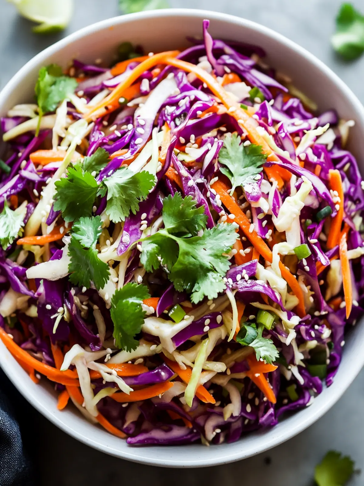 Savory Asian Slaw: A Flavorful Twist on Classic Crunch 4 Asian Slaw