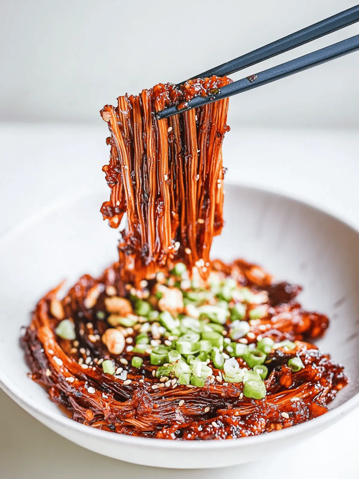 Spicy Enoki Mushroom Delight Ready in Just 17 Minutes 4 Spicy Enoki Mushroom
