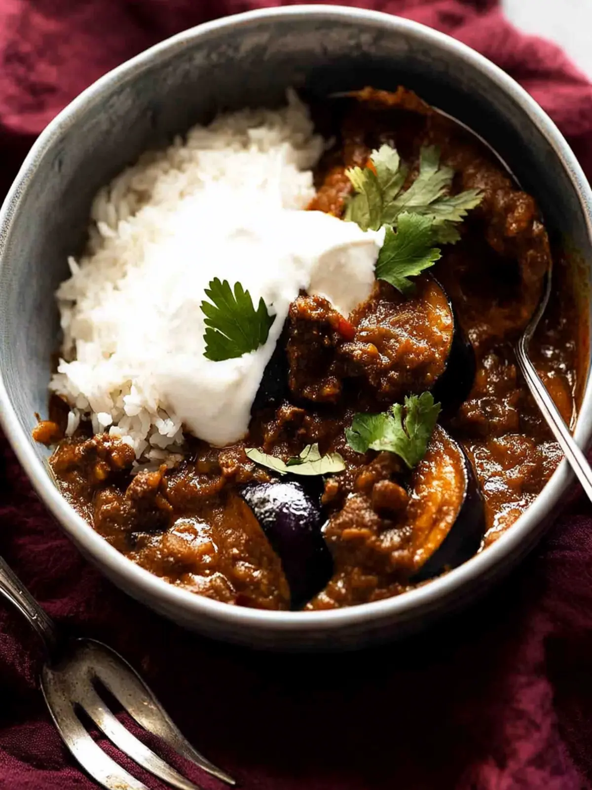Easy Vegan Eggplant Curry - Bursting with Flavor and Health 3 Eggplant Curry