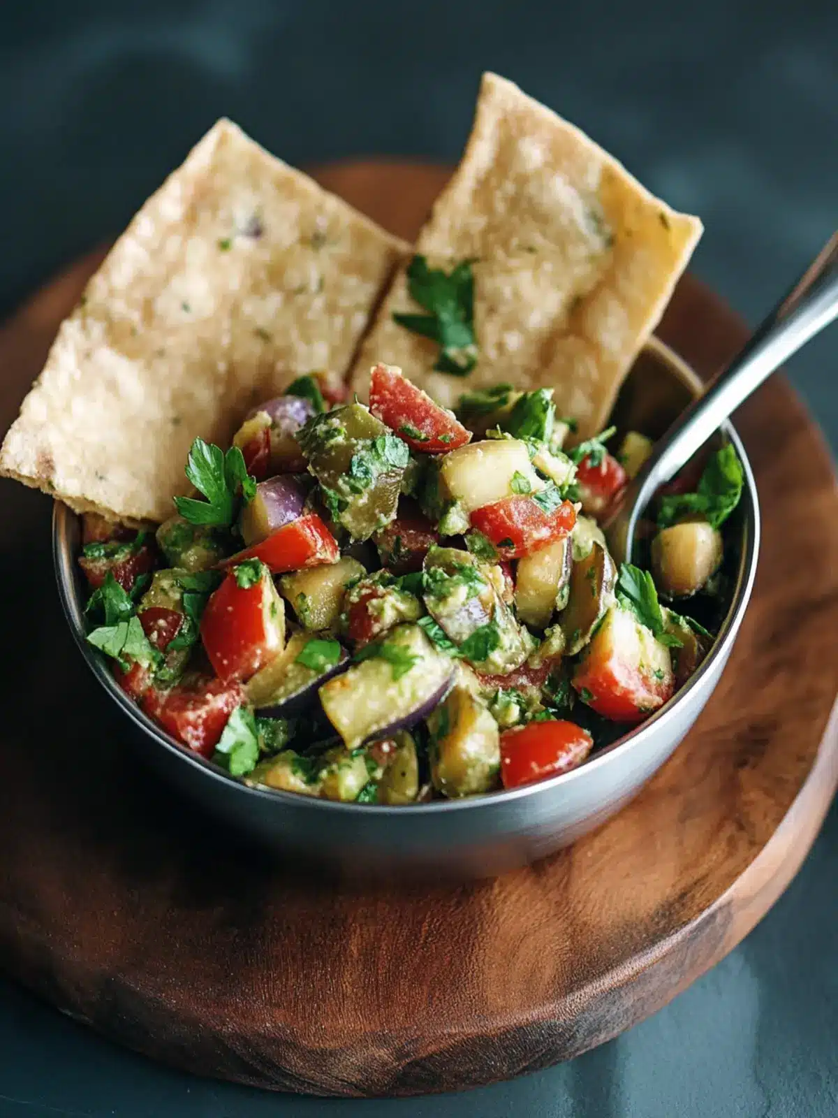 Zesty Sephardic Eggplant Salad Perfect for Any Gathering 2 Sephardic Eggplant Salad