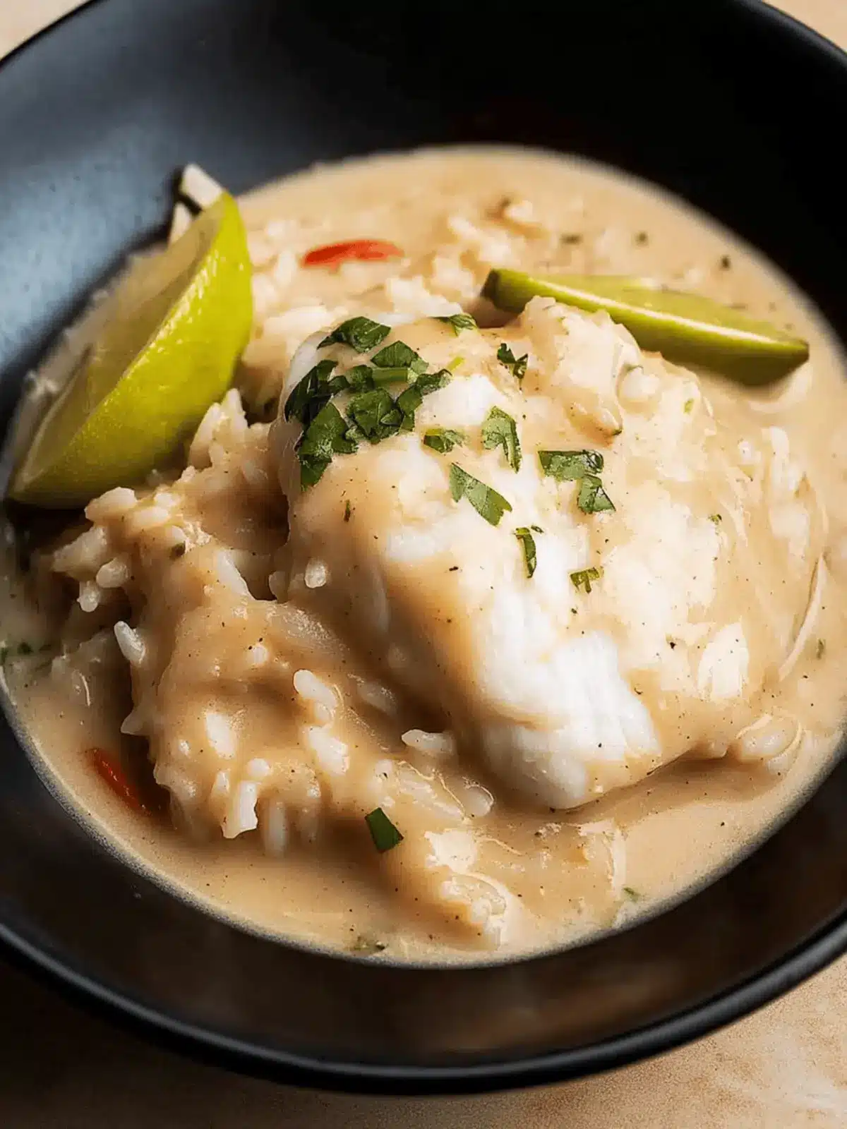 Miso-Coconut Poached Cod with Pandan Rice: A Flavor Delight 3 Miso-Coconut Poached Cod with Pandan Rice