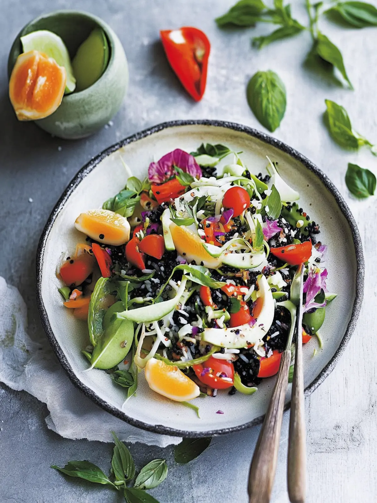 Delicious Black Rice, Ginger, and Papaya Salad You ll Love 4 black rice, ginger and papaya salad