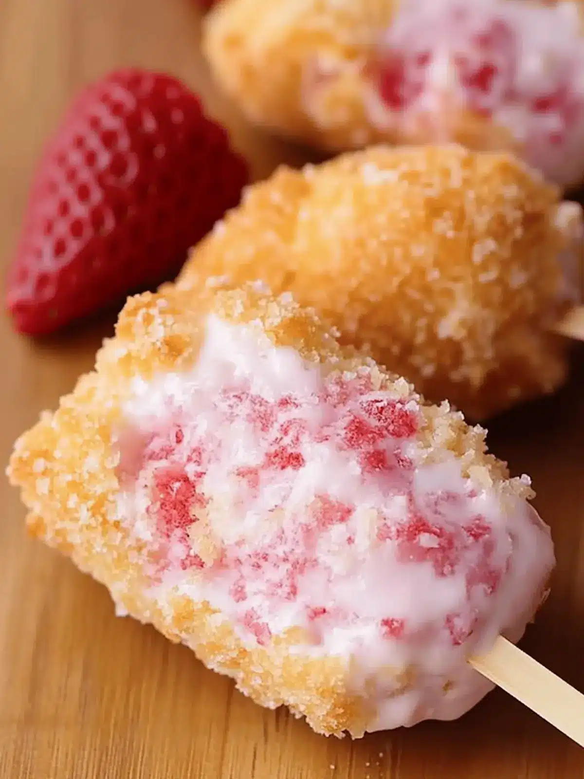 Fried Strawberry Shortcake Pops That'll Wow Your Taste Buds 4 Strawberry Shortcake Pops