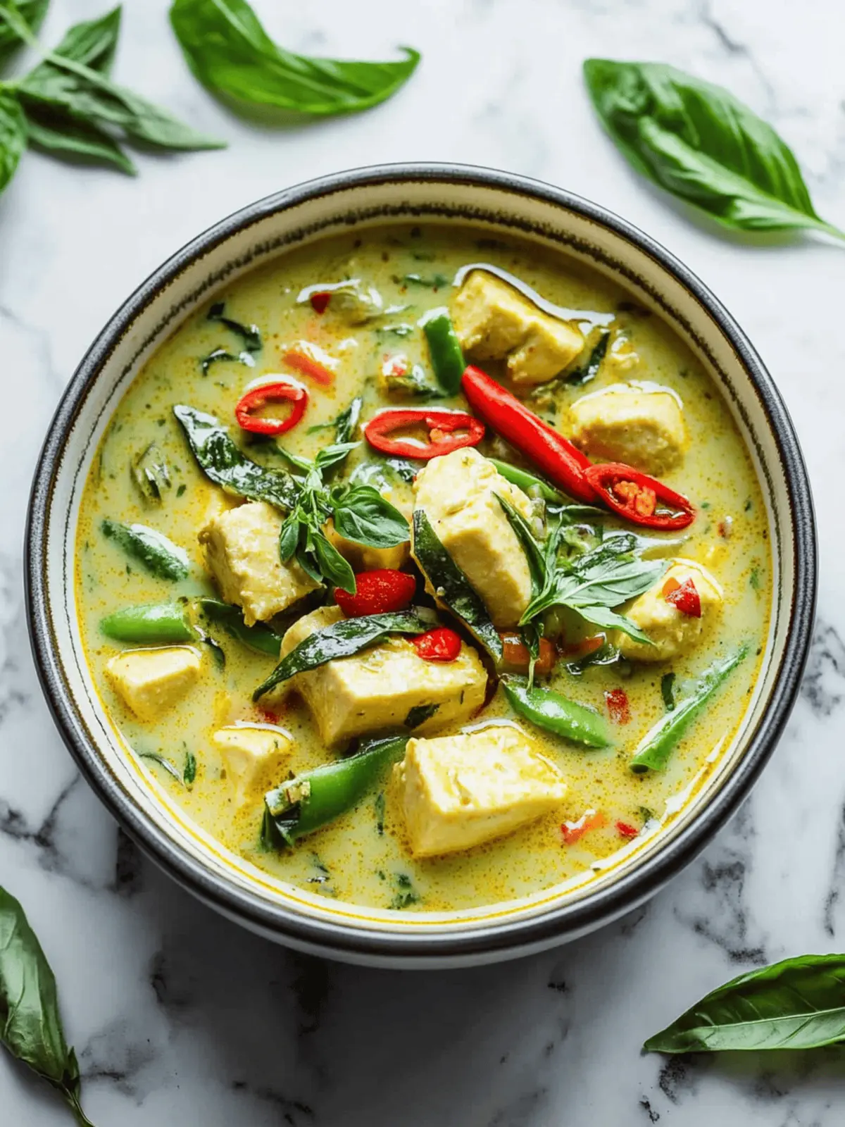 Savory Vegetarian Thai Green Curry Ready in 30 Minutes 2 Vegetarian Thai Green Curry