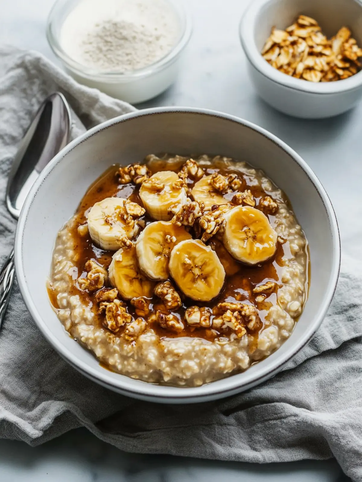 Delicious New Orleans Style Bananas Foster Oatmeal Bliss 2 New Orleans Style Bananas Foster Oatmeal