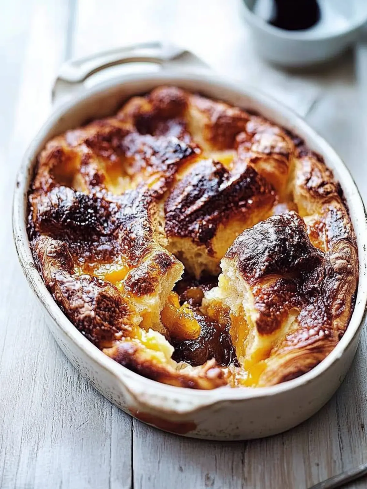 Delicious Croissant and Marmalade Bread-and-Butter Pudding Delight 3 Croissant and marmalade bread-and-butter pudding